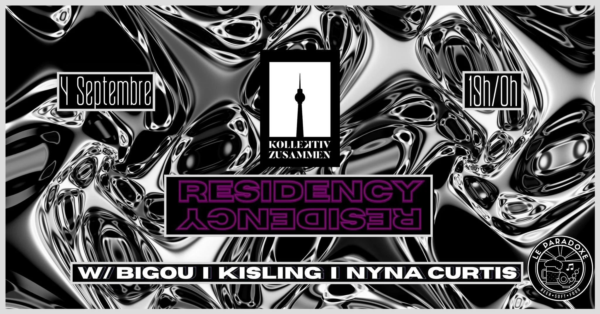 KOLLEKTIV ZUSAMMEN / BIGOU + KISLING + NYNA CURTIS (GRATUIT)