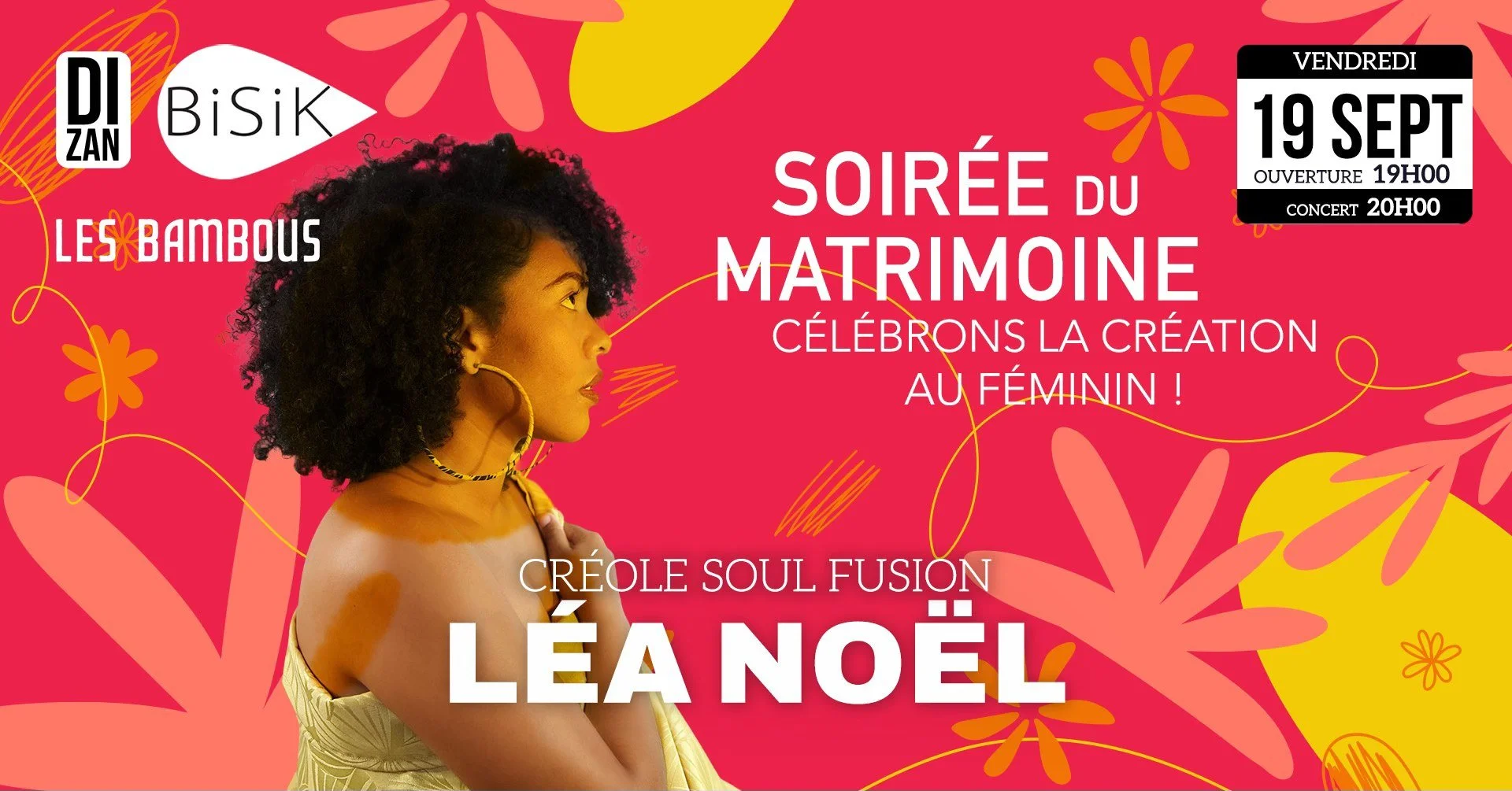 SOIRÉE DU MATRIMOINE / LÉA NOËL (8-10-12€)