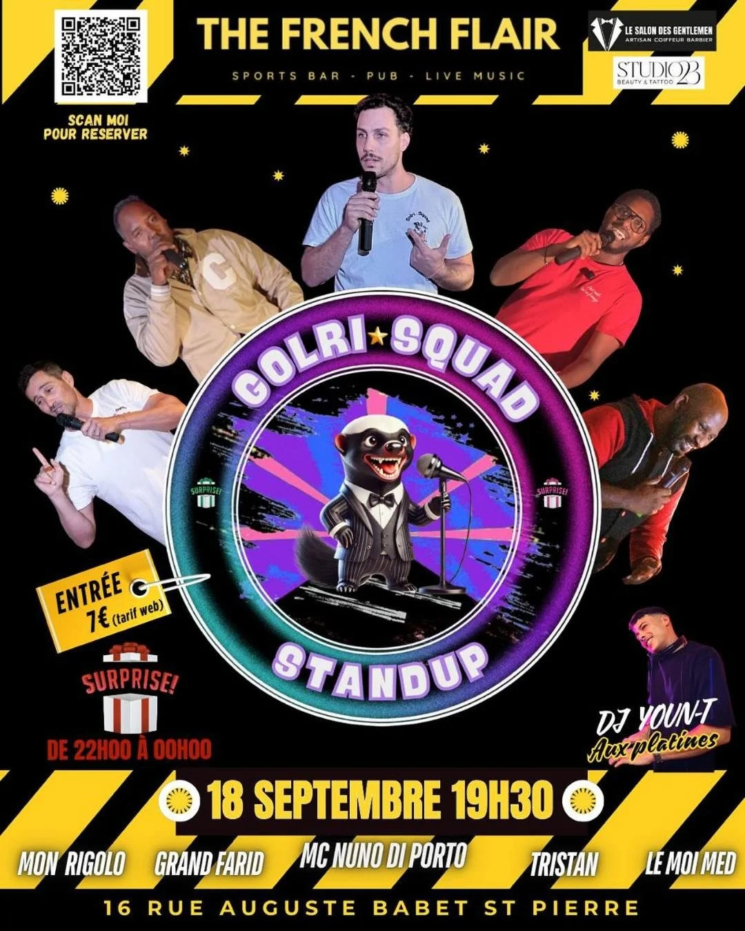 PLATEAU D'HUMORISTES / GOLRI SQUAD (7-10€)
