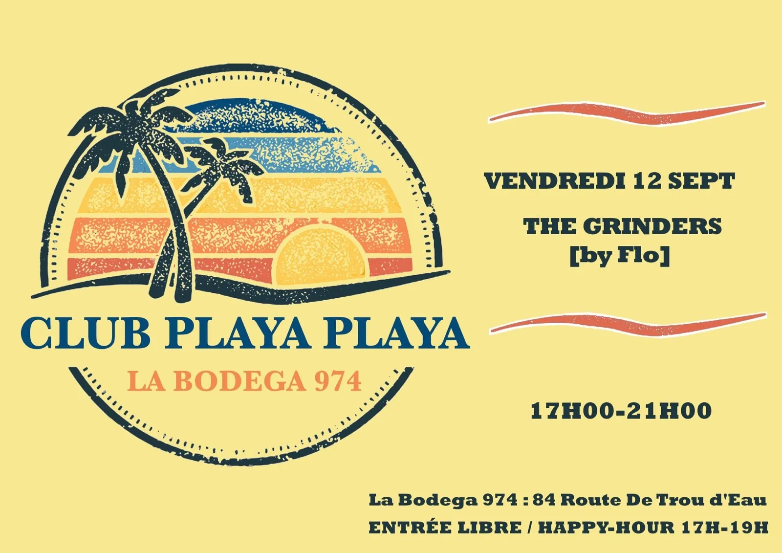 CLUB PLAYA PLAYA / THE GRINDERS (GRATUIT)