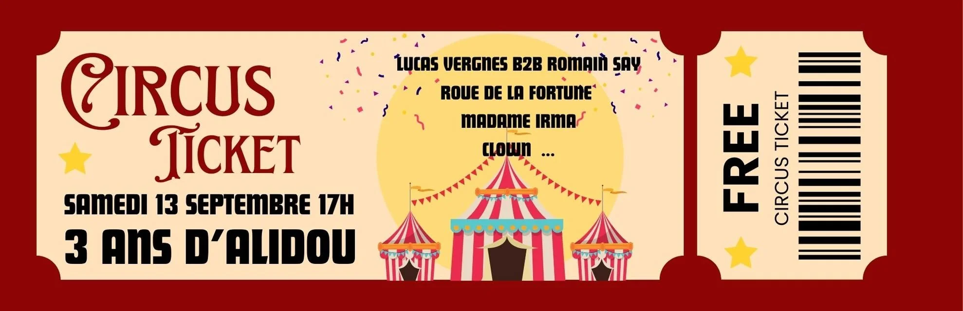 ALIDOU CULTURE BAR FÊTE SES 3 ANS (GRATUIT)