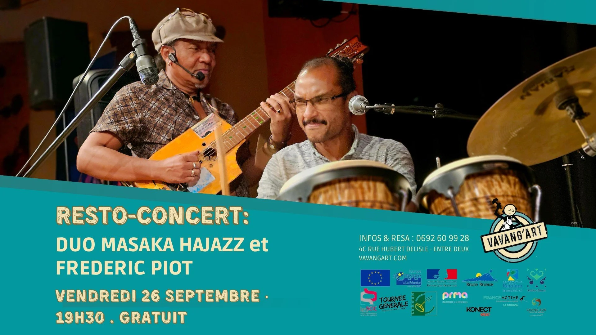 MUSIQUES DU MONDE / DUO MASAKA HAJAZZ + FRÉDÉRIC PIOT (GRATUIT)