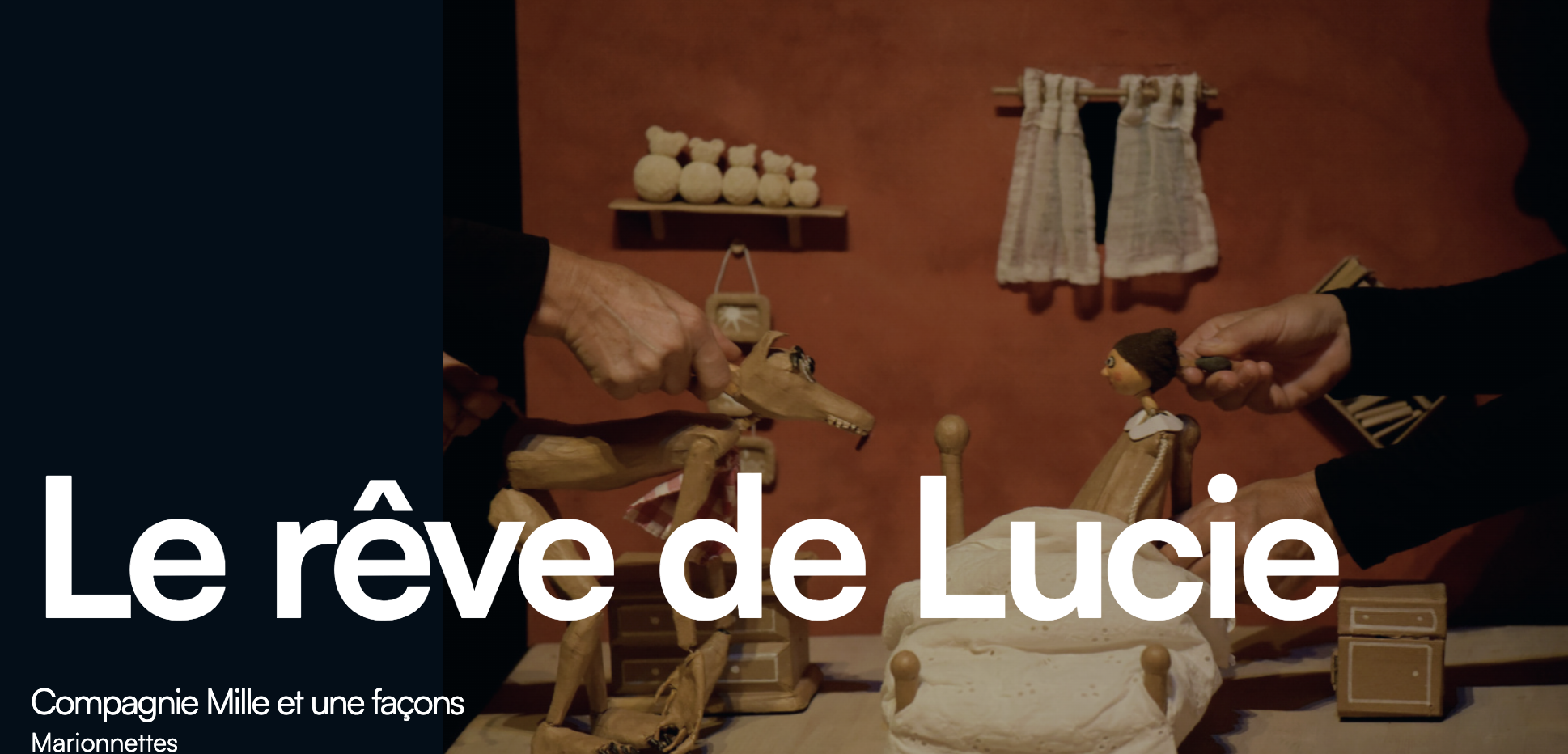 TRÈS JEUNE PUBLIC / CIE MILLE ET UNE FAÇONS / LE RÊVE DE LUCIE (GRATUIT)