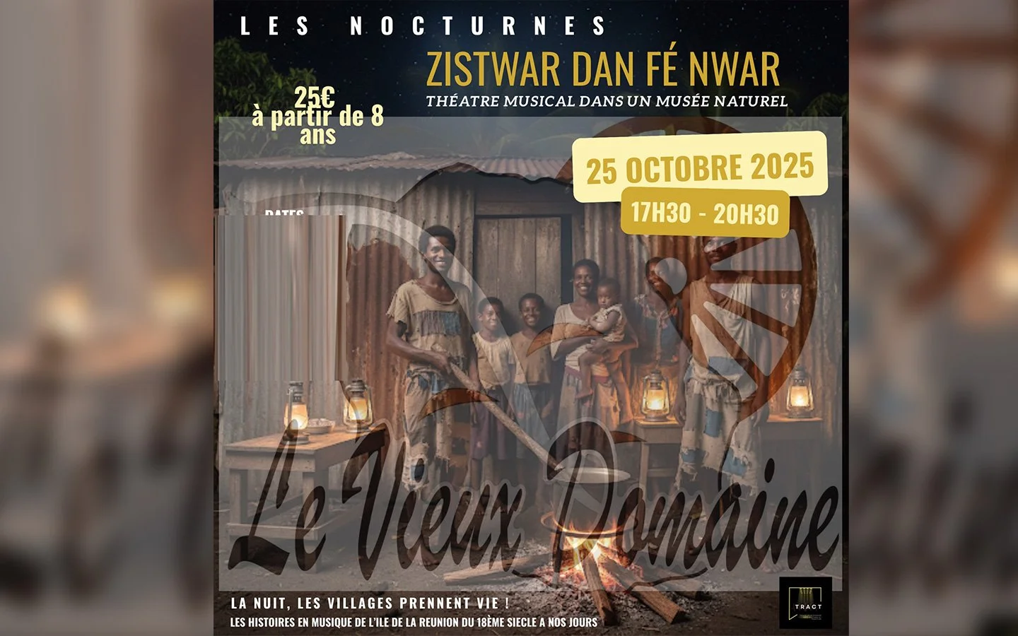 LES NOCTURNES DU VIEUX DOMAINE / ZISTOIR DAN FÉ NOIR (25€)