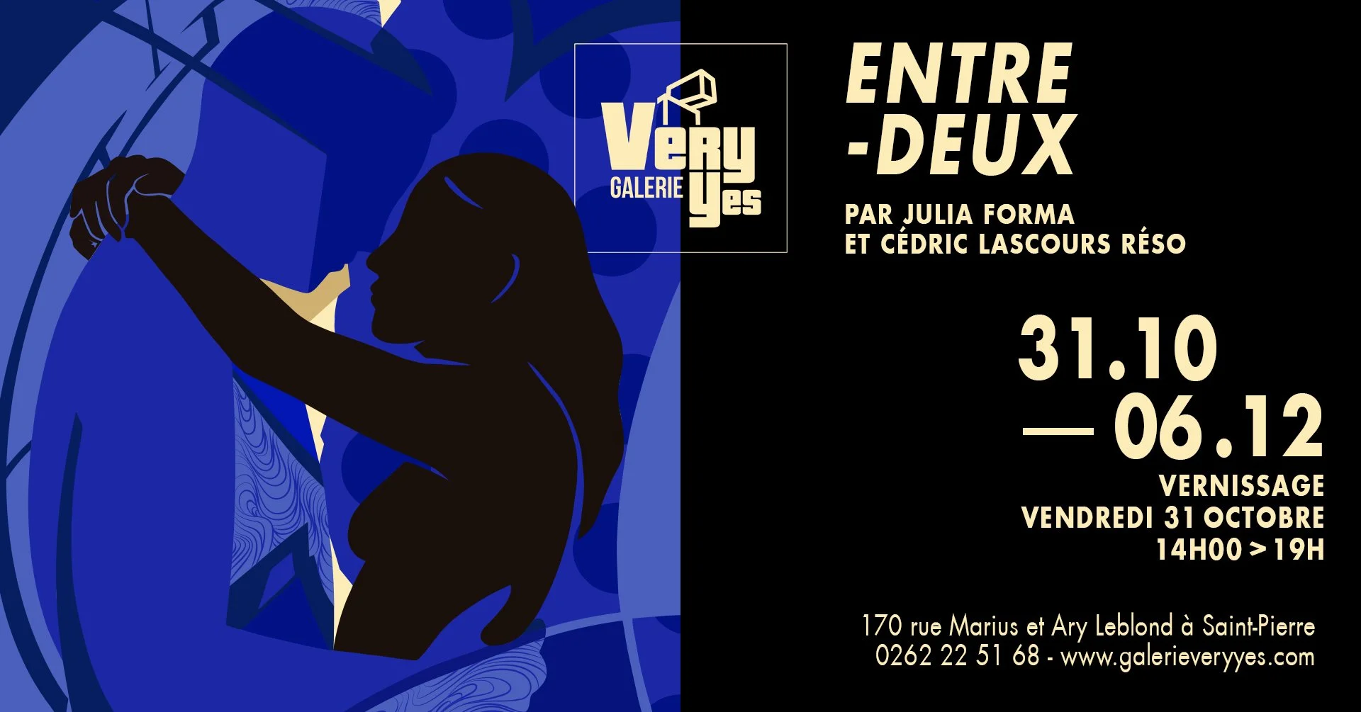 VERNISSAGE / JULIA FORMA &amp; RÉSO / ENTRE-DEUX (GRATUIT)