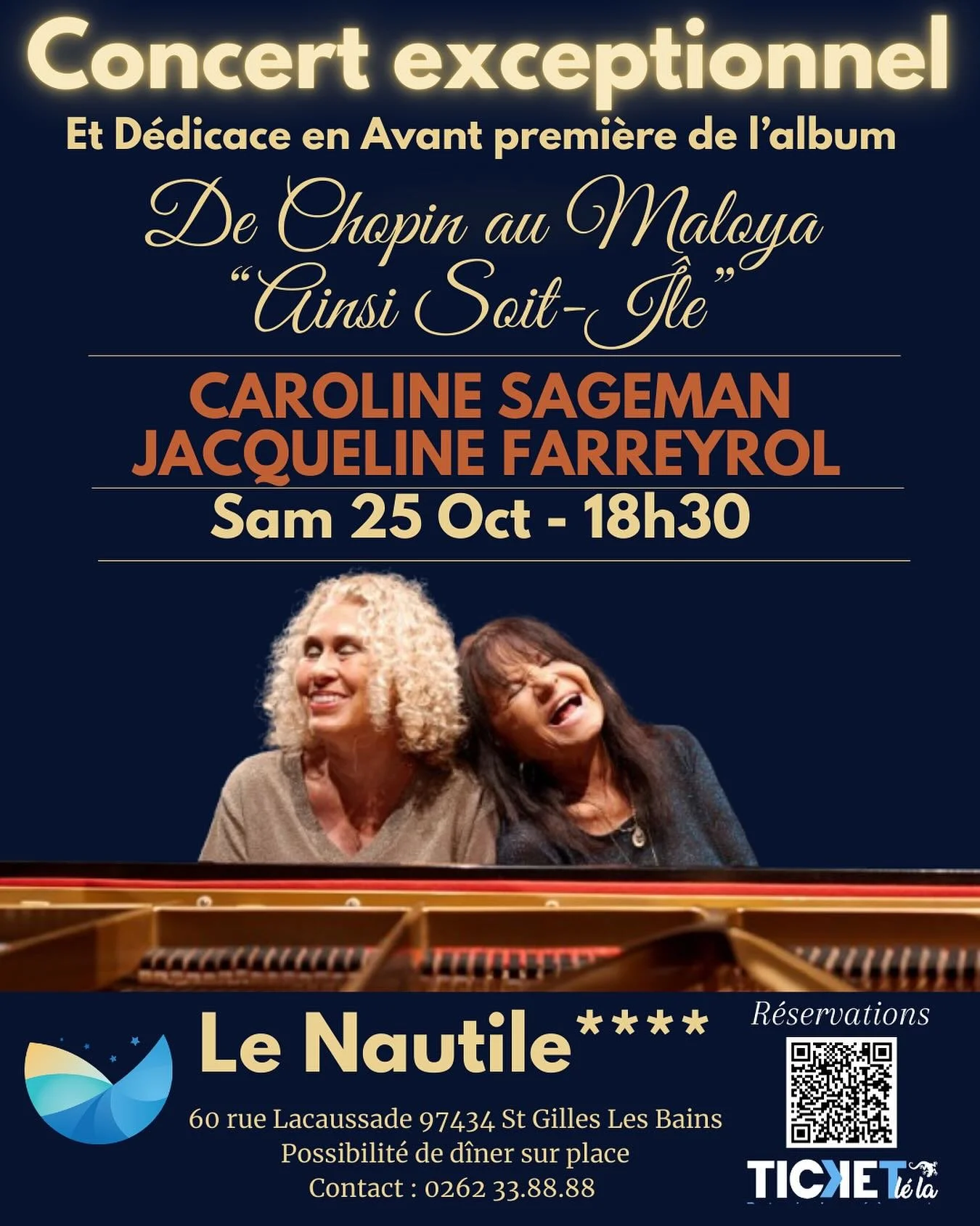 JACQUELINE FARREYROL & CAROLINE SAGEMAN / AINSI SOIT-ÎLE (39€)