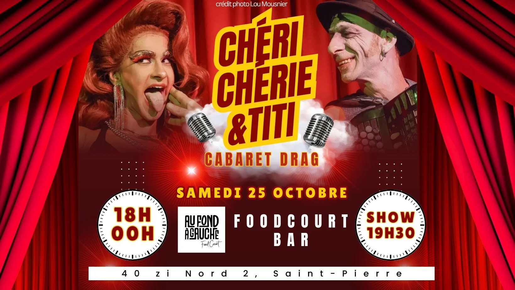 CABARET DRAG / CHÉRIECHÉRIE &amp; TITI (GRATUIT)