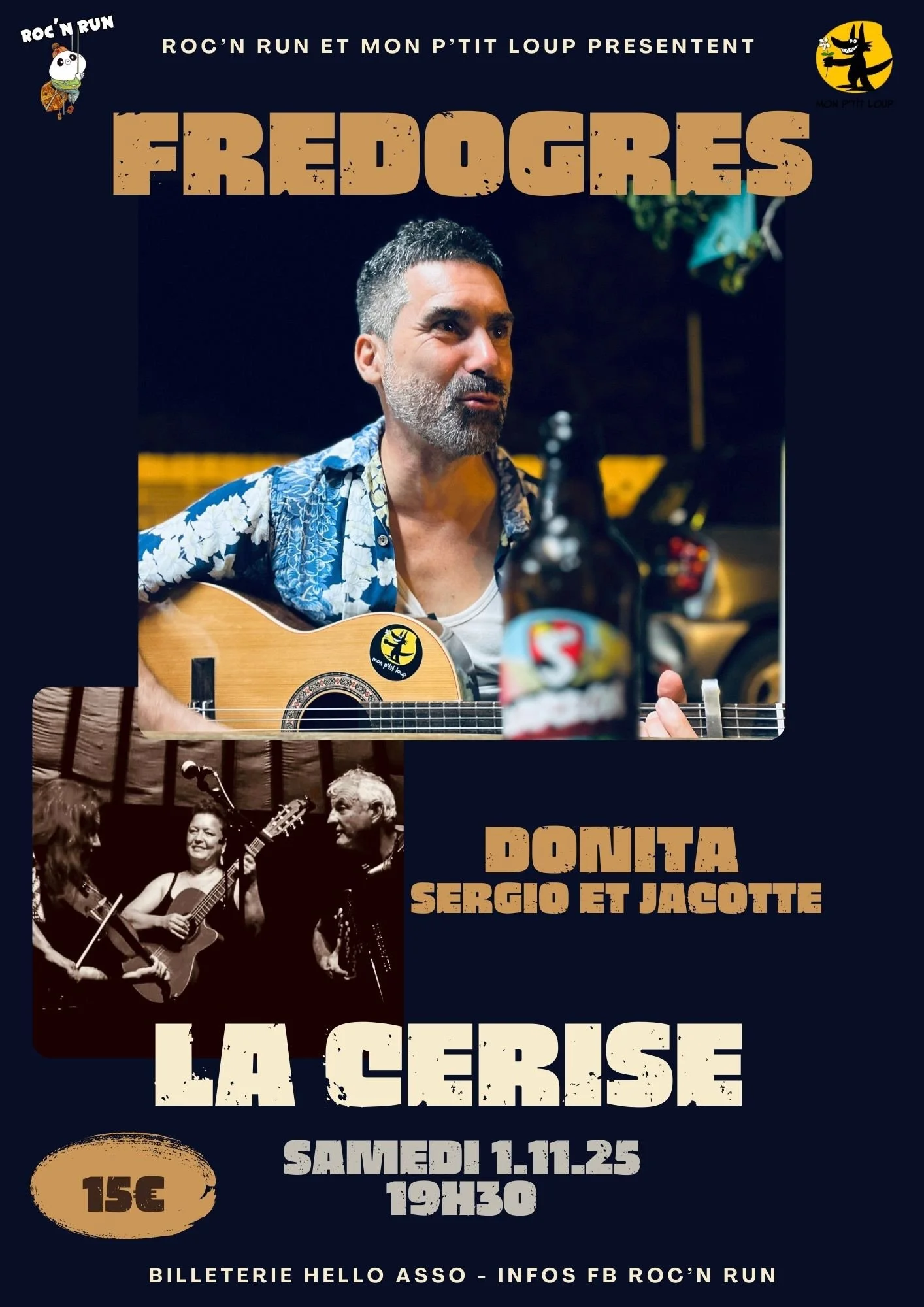 CHANSON FRANÇAISE / FREDOGRES + DONITA (15€)