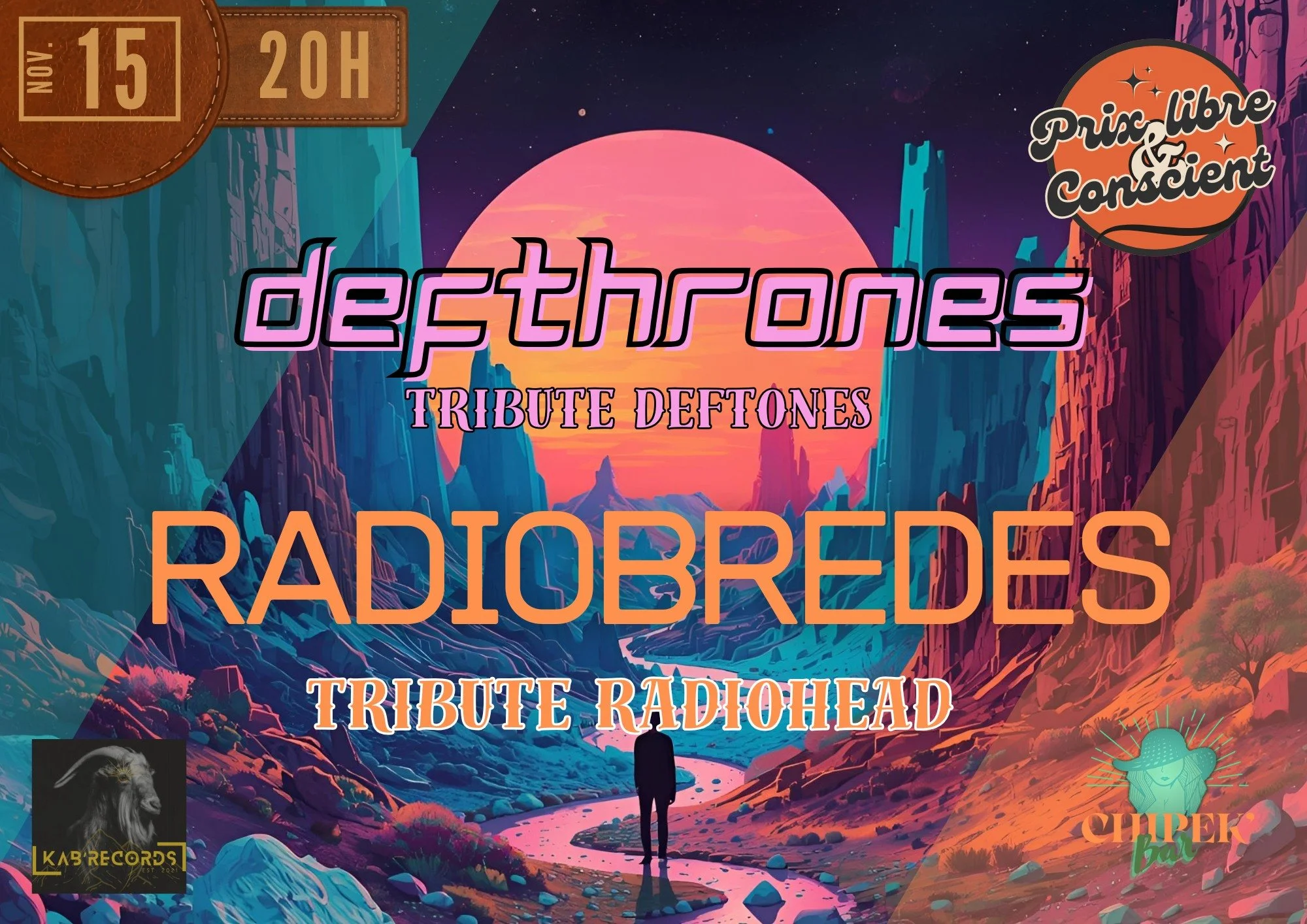 TRIBUTE DEFTONES & RADIOHEAD / DEFTHRONES + RADIOBRÈDES (PRIX LIBRE)