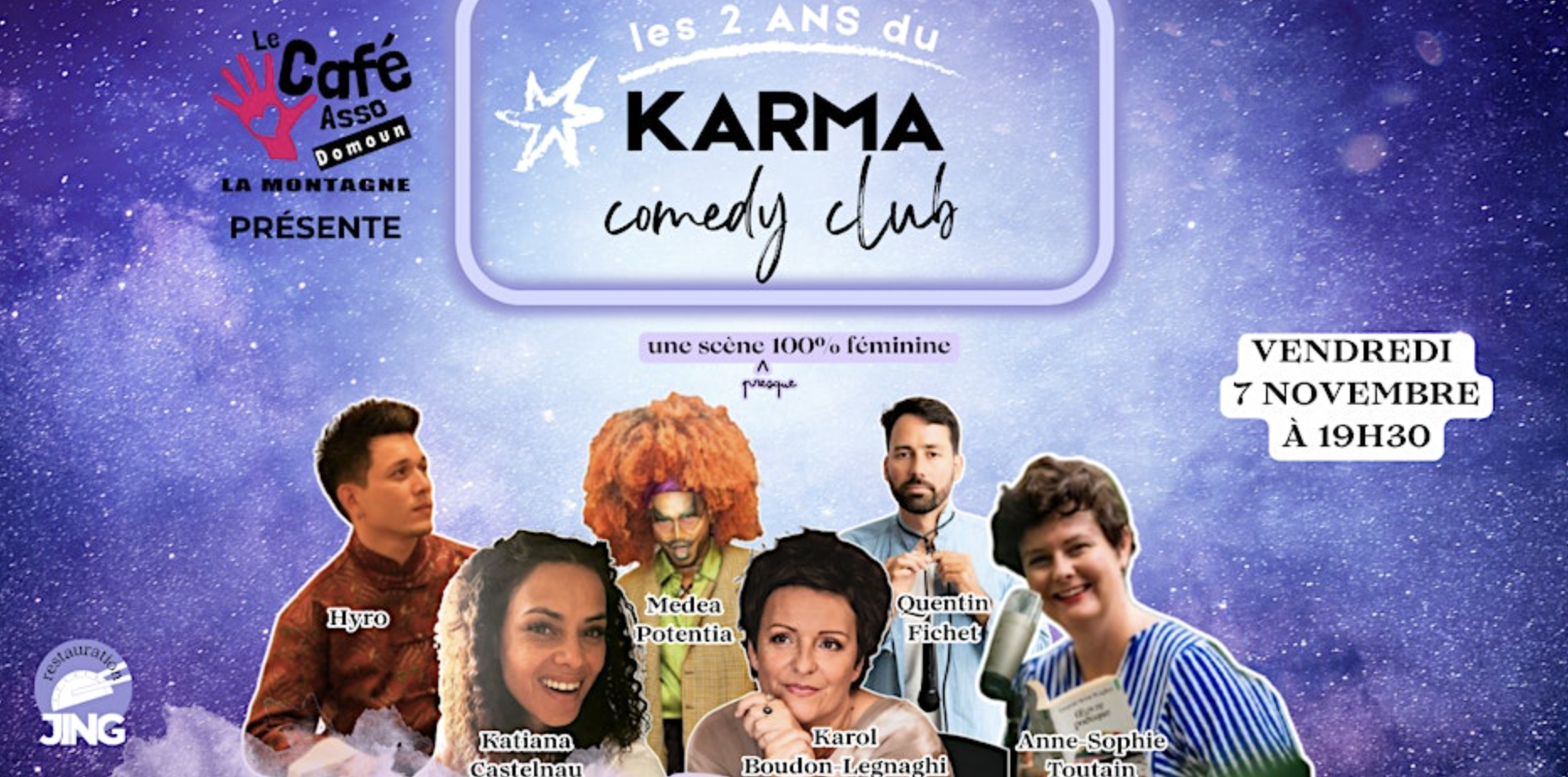 LES 2 ANS DU KARMA COMEDY CLUB (8€)