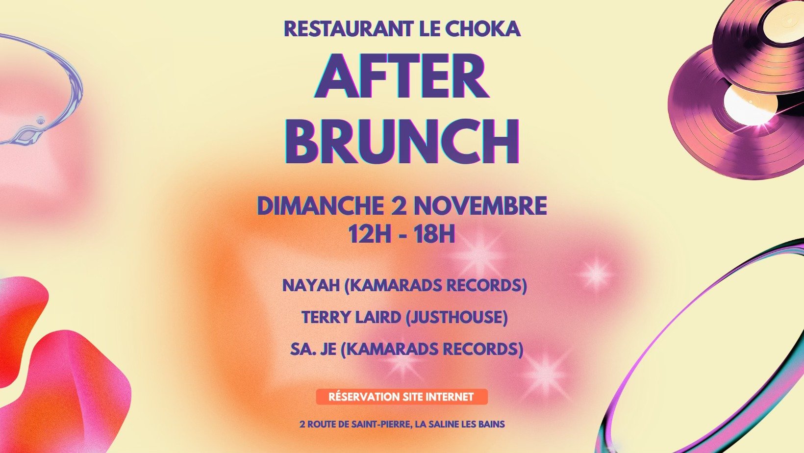 AFTER BRUNCH / NAYAH + TERRY LAIRD + SA.JE (GRATUIT)