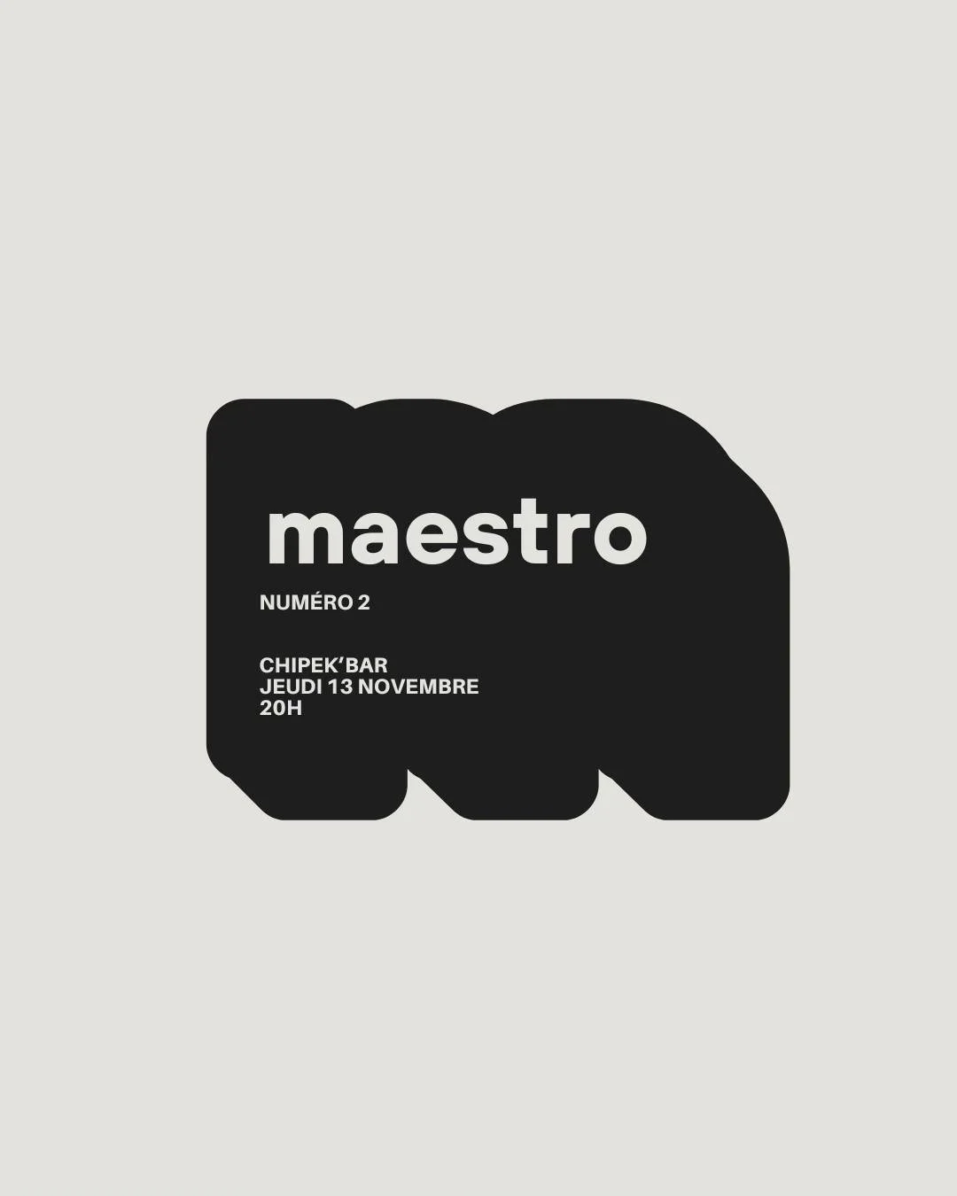 CIE LA BAGASSE &amp; LES MARDIS DE L'IMPRO / MAESTRO #2 (À PARTIR DE 5€)