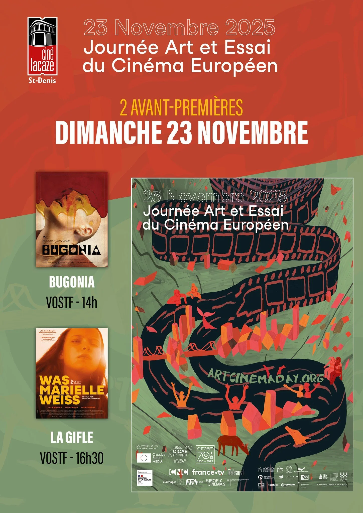 JOURNÉE ART ET ESSAI DU CINÉMA EUROPÉEN