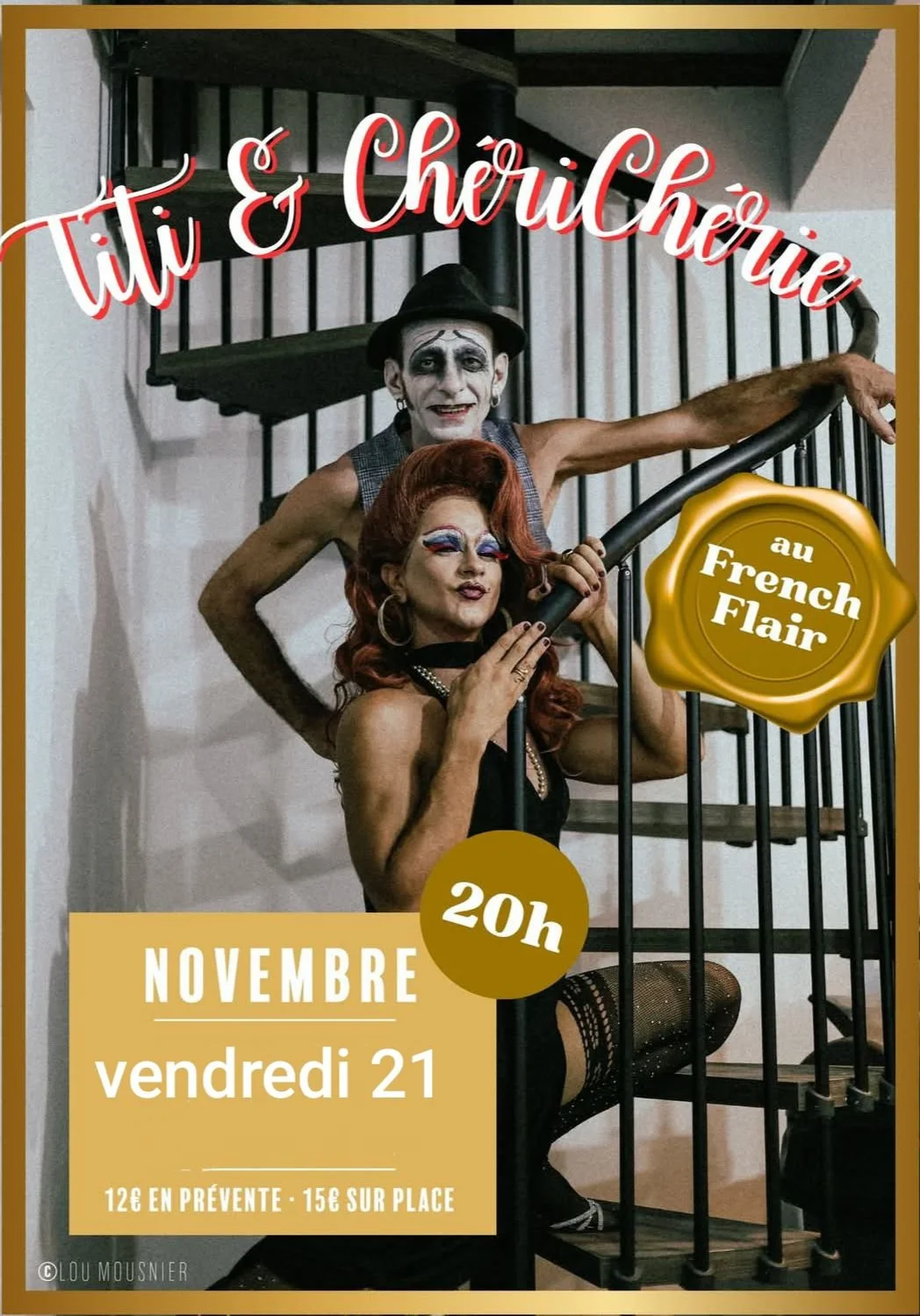 CABARET DRAG / TITI &amp; CHÉRIECHÉRIE (GRATUIT)