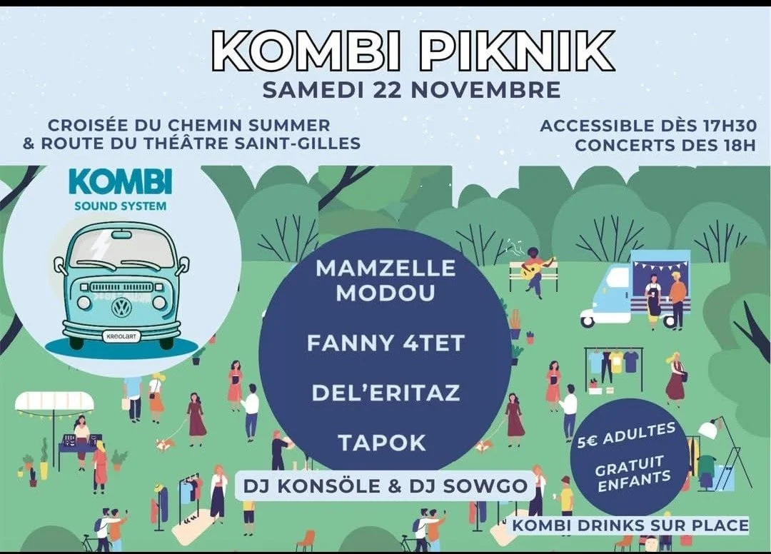 KOMBI PIKNIK / MAMZELLE MODOU + FANNY FOURTET + DEL'ERITAZ + TAPOK (5€)
