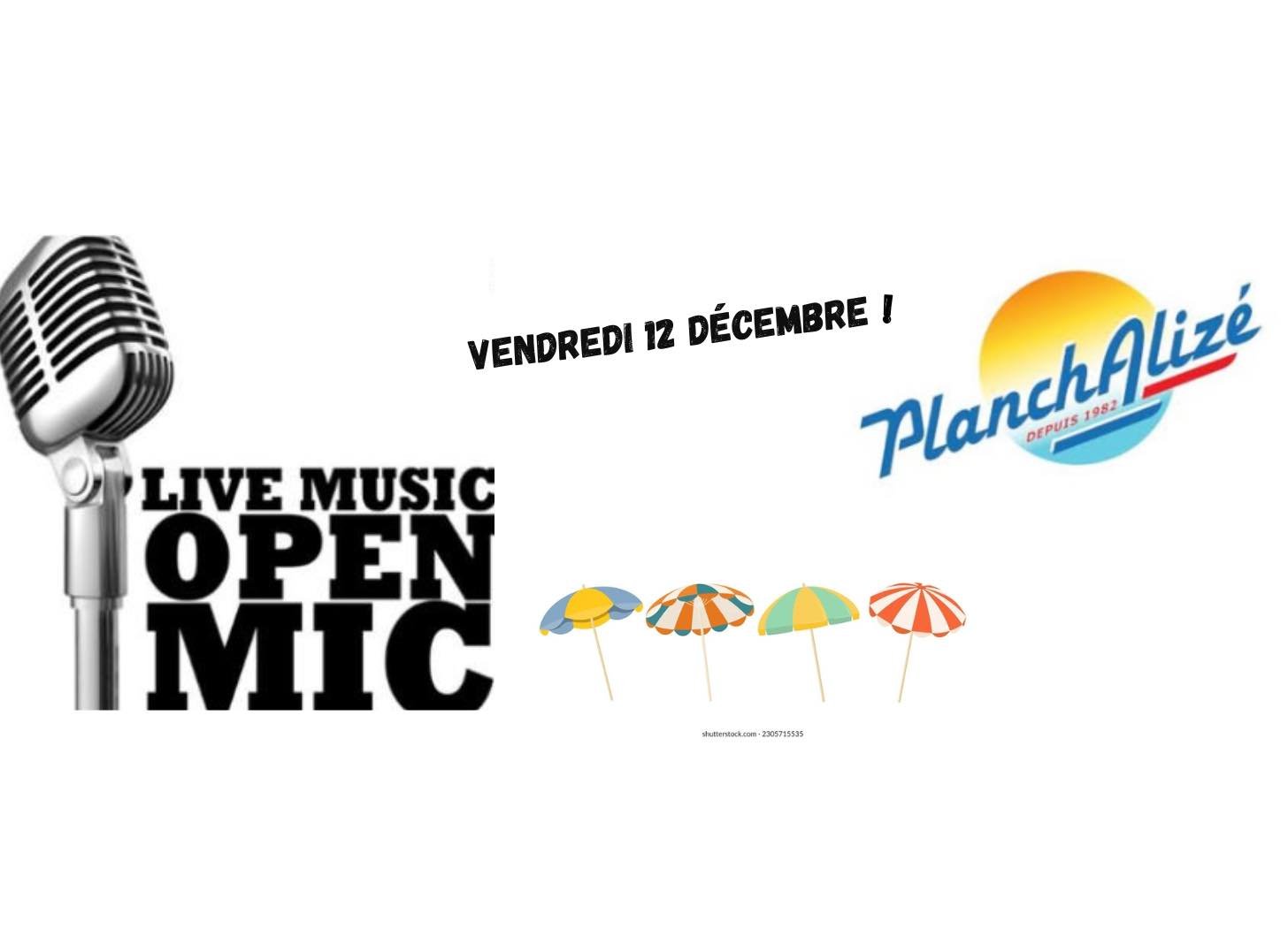 OPEN MIC À PLANCH'ALIZÉ (GRATUIT)