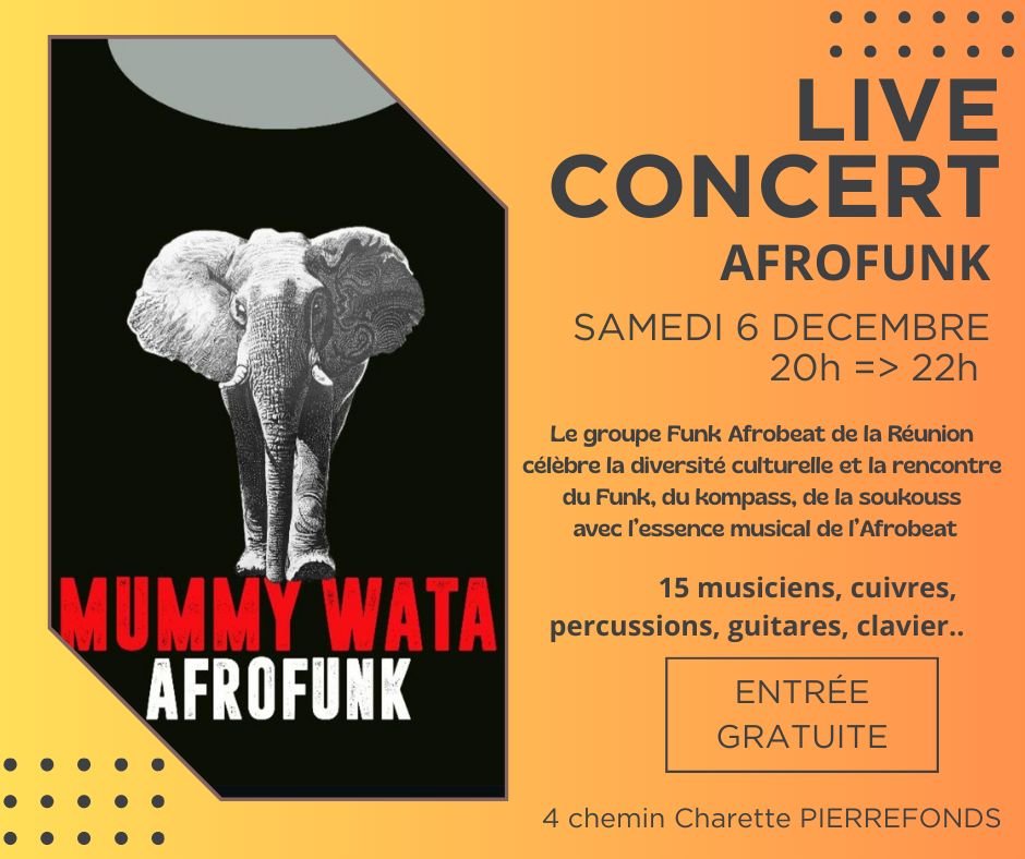MARCHÉ DE NOËL / AFRO FUNK / MUMMY WATA (GRATUIT)
