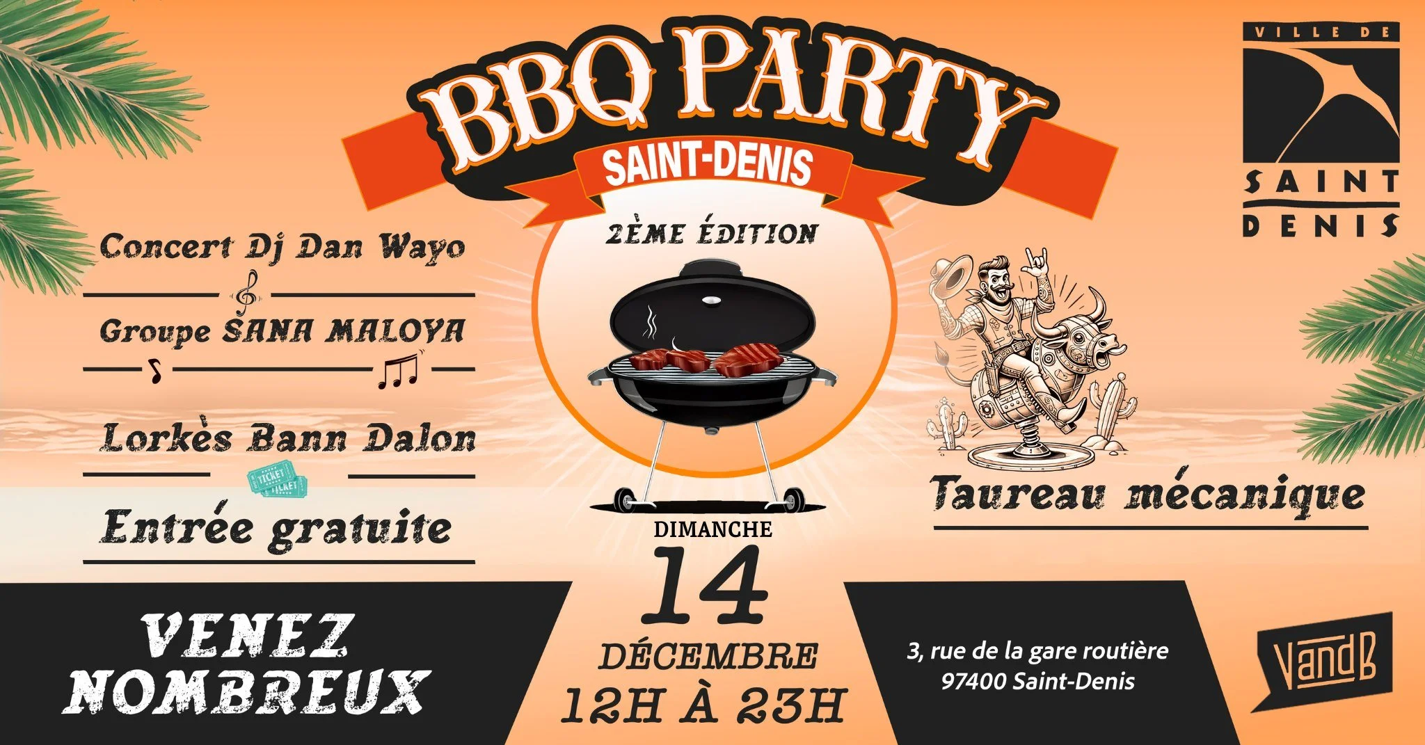 BBQ PARTY EDITION #2 / SANA MALOYA + LORKÈS BANN DALON + DJ DAN WAYO