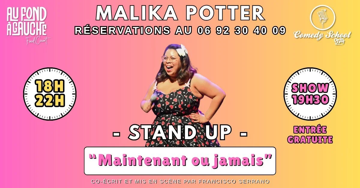 malika potter / MAINTENANT OU JAMAIS (gratuit)