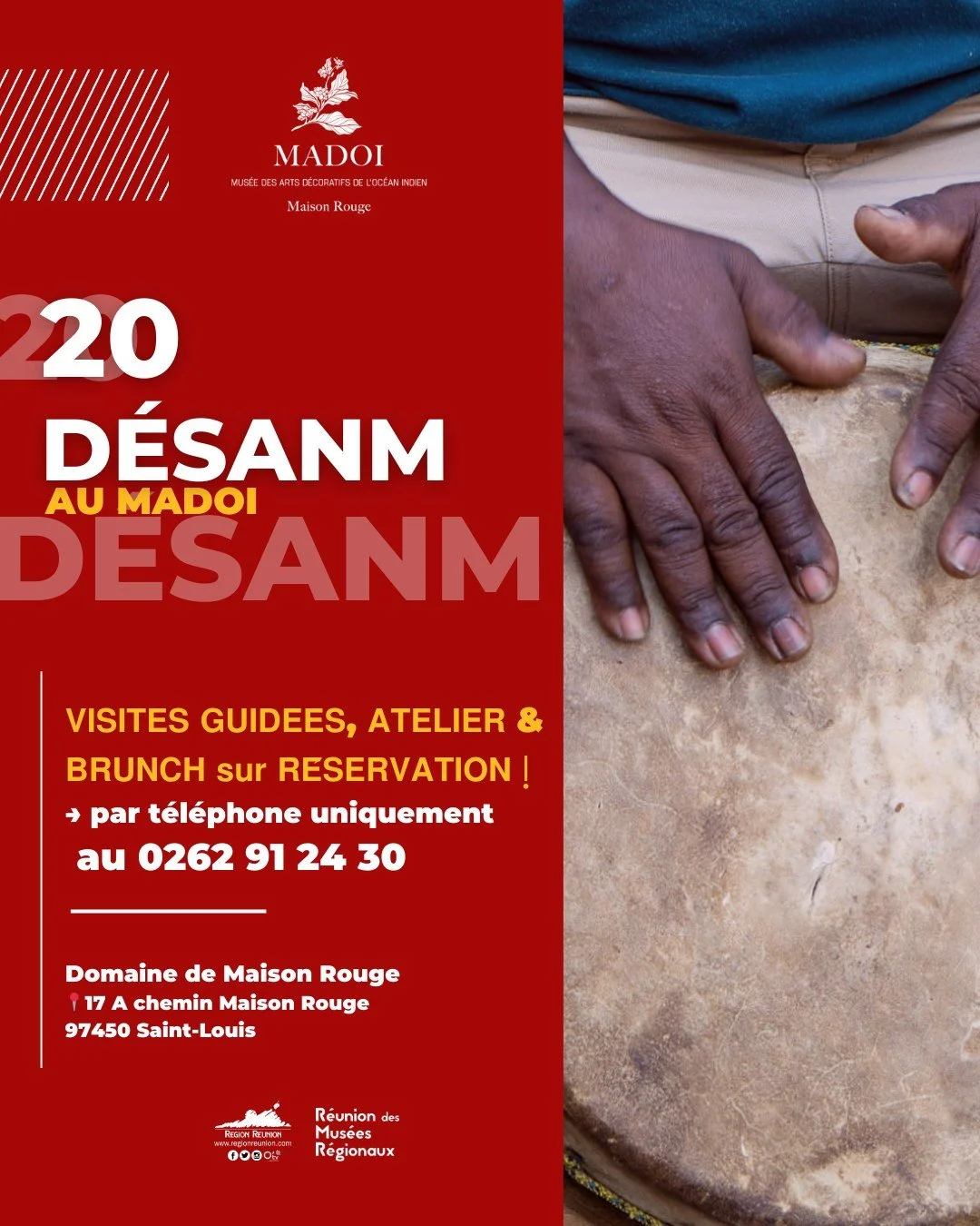 20 DESANM AU MADOI / VISITES GUIDÉES + TÉAT LA KOUR + CEDRIC ANALYSE (GRATUIT)