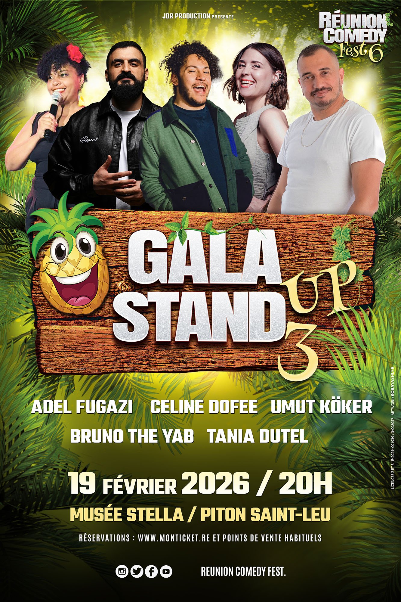 REUNION COMEDY FEST #6 / GALA STAND UP (35€)
