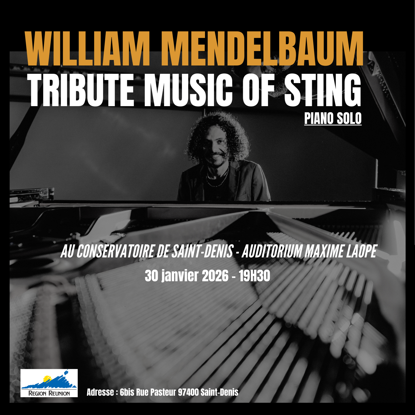 WILLIAM MENDELBAUM - TRIBUTE MUSIC OF STING (15€)