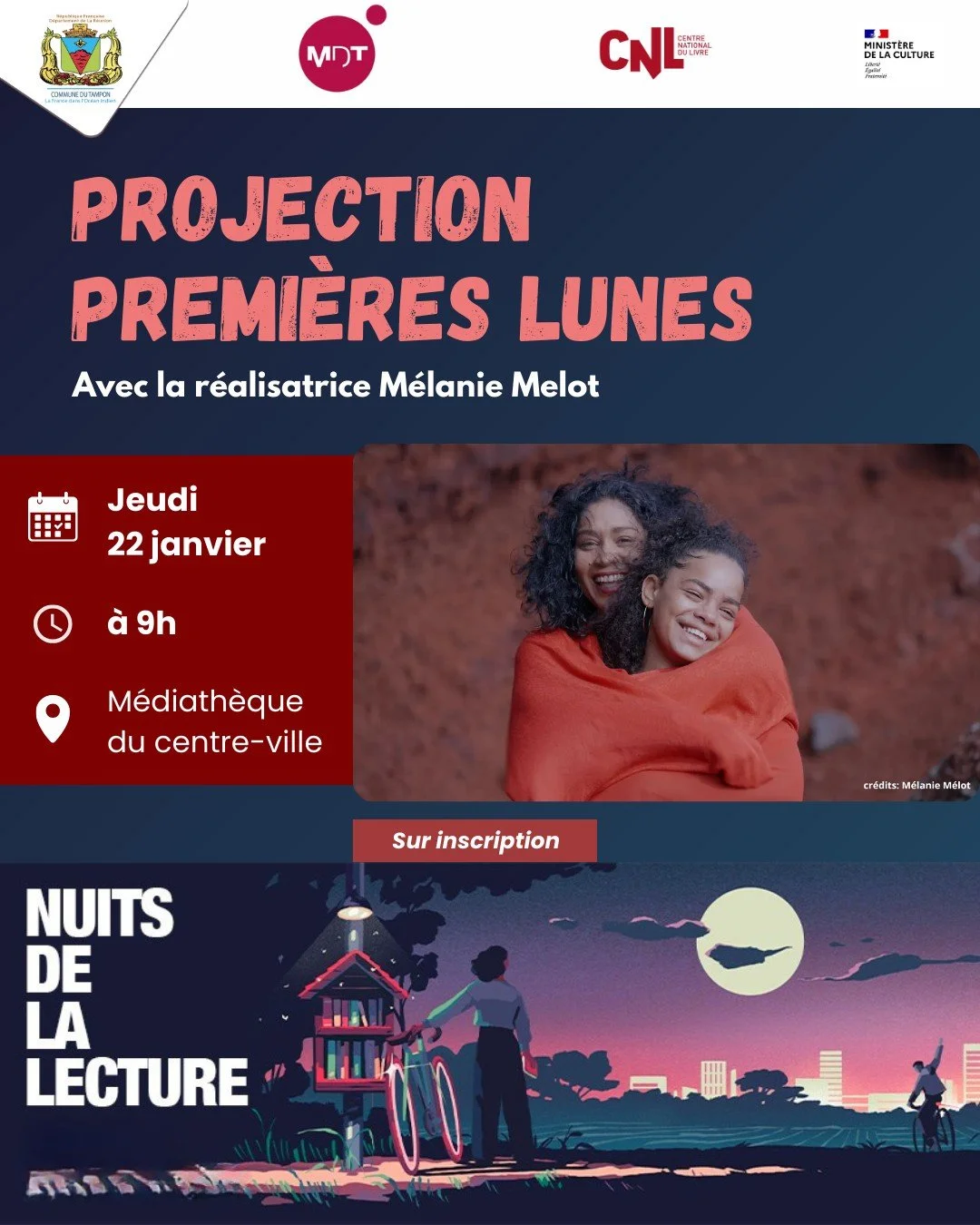 NUITS DE LA LECTURE / PREMIÈRES LUNES (GRATUIT SUR INSCRIPTION)