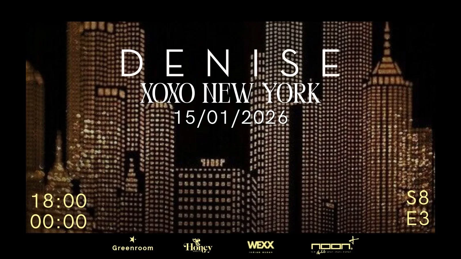 DENISE OFFICIEL / S8 - EEP3 XOXO NEW YORK  (10€)