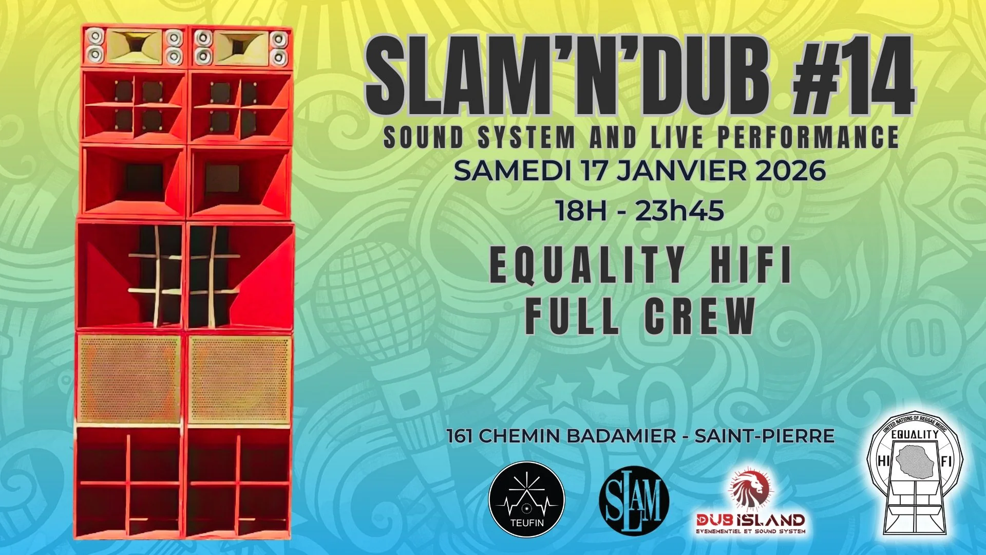 SOUND SYSTEM / SLAM'N'DUB #14 / EQUALITY HIFI FULL CREW (6,50€)