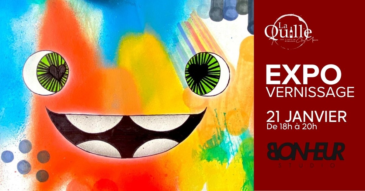 VERNISSAGE / DJ SET / BONHEUR (GRATUIT)