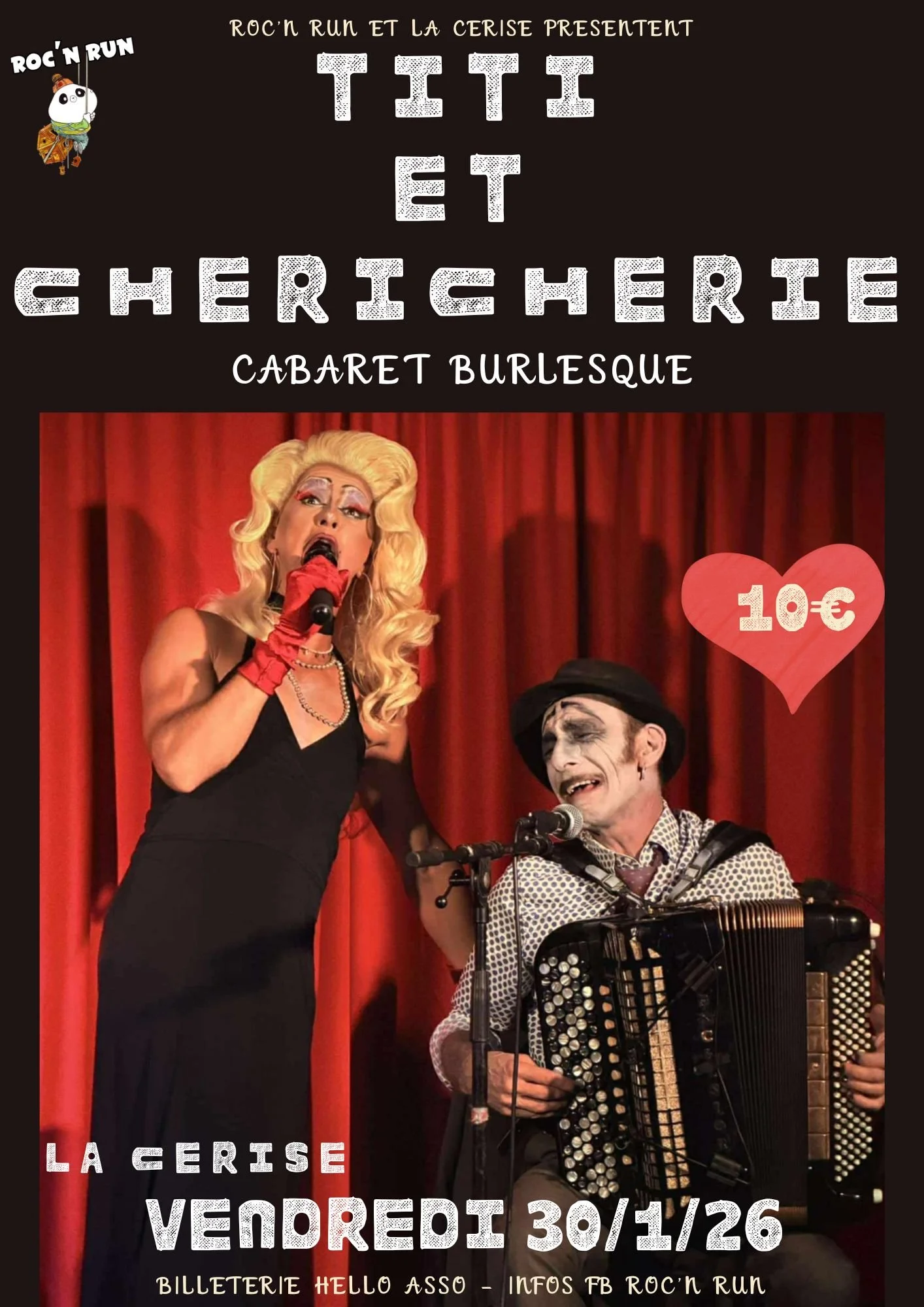 CABARET BURLESQUE / TITI &amp; CHÉRICHÉRIE (10€)
