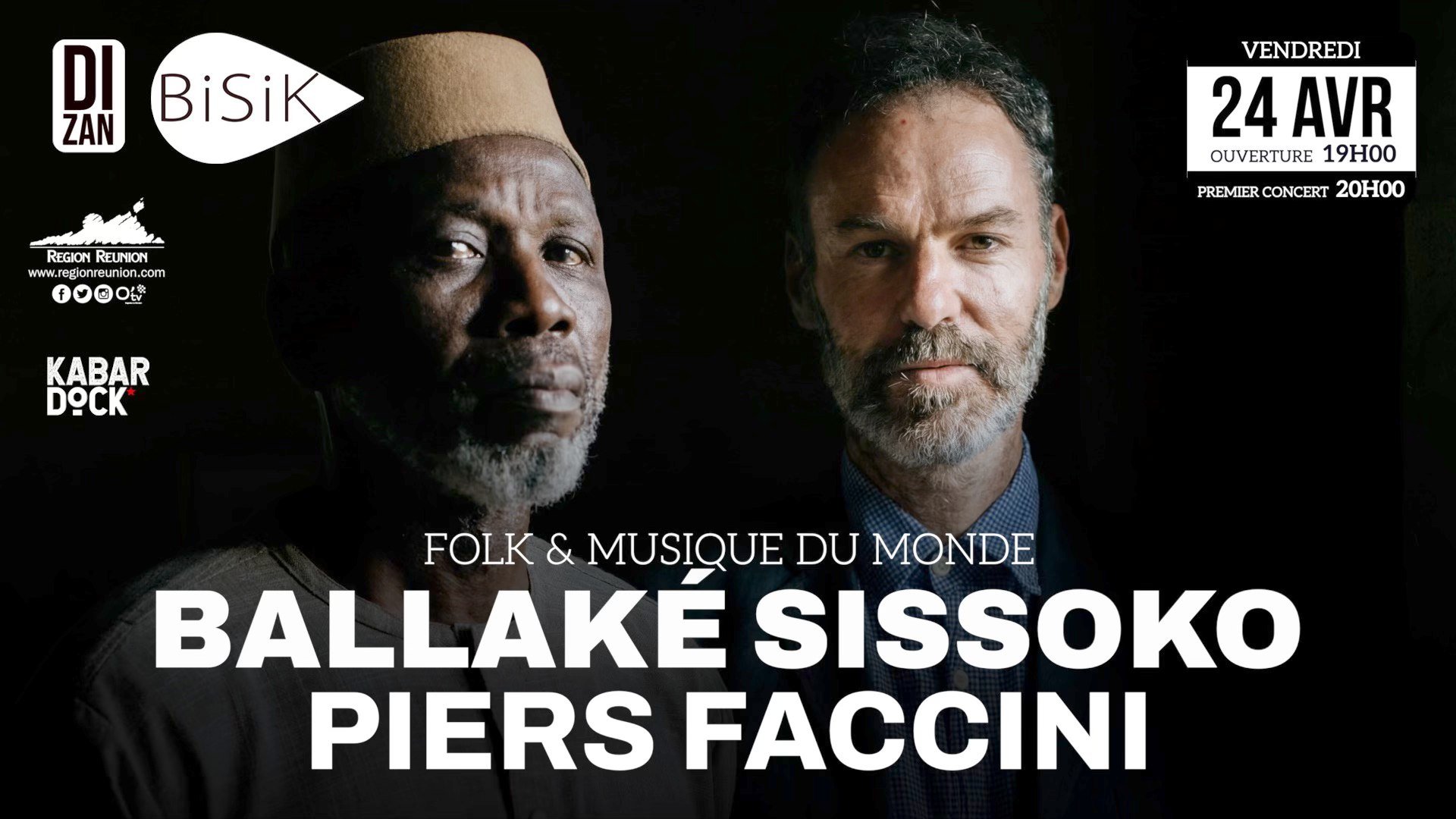 WORLD FOLK / BALLAKÉ SISSOKO &amp; PIERS FACCINI (12-15€)