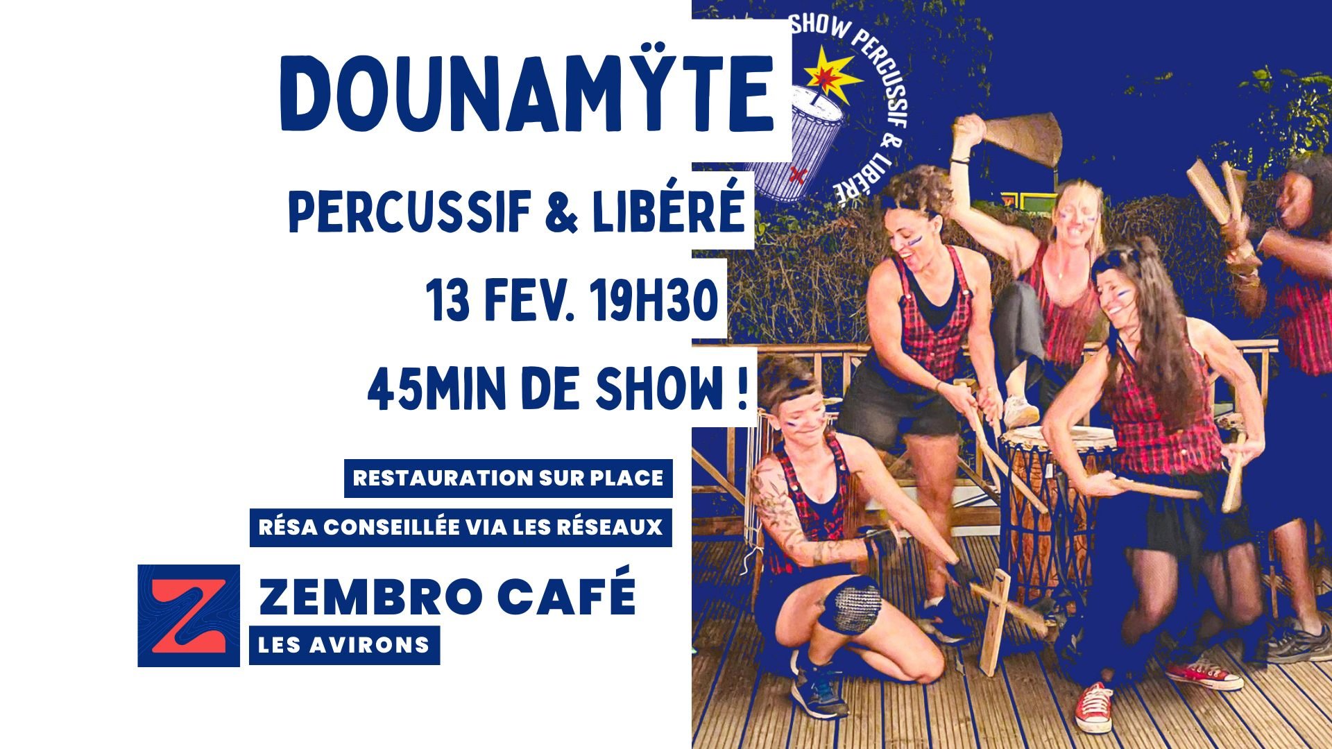 PERCUSSIONS / DOUNAMŸTE (GRATUIT)