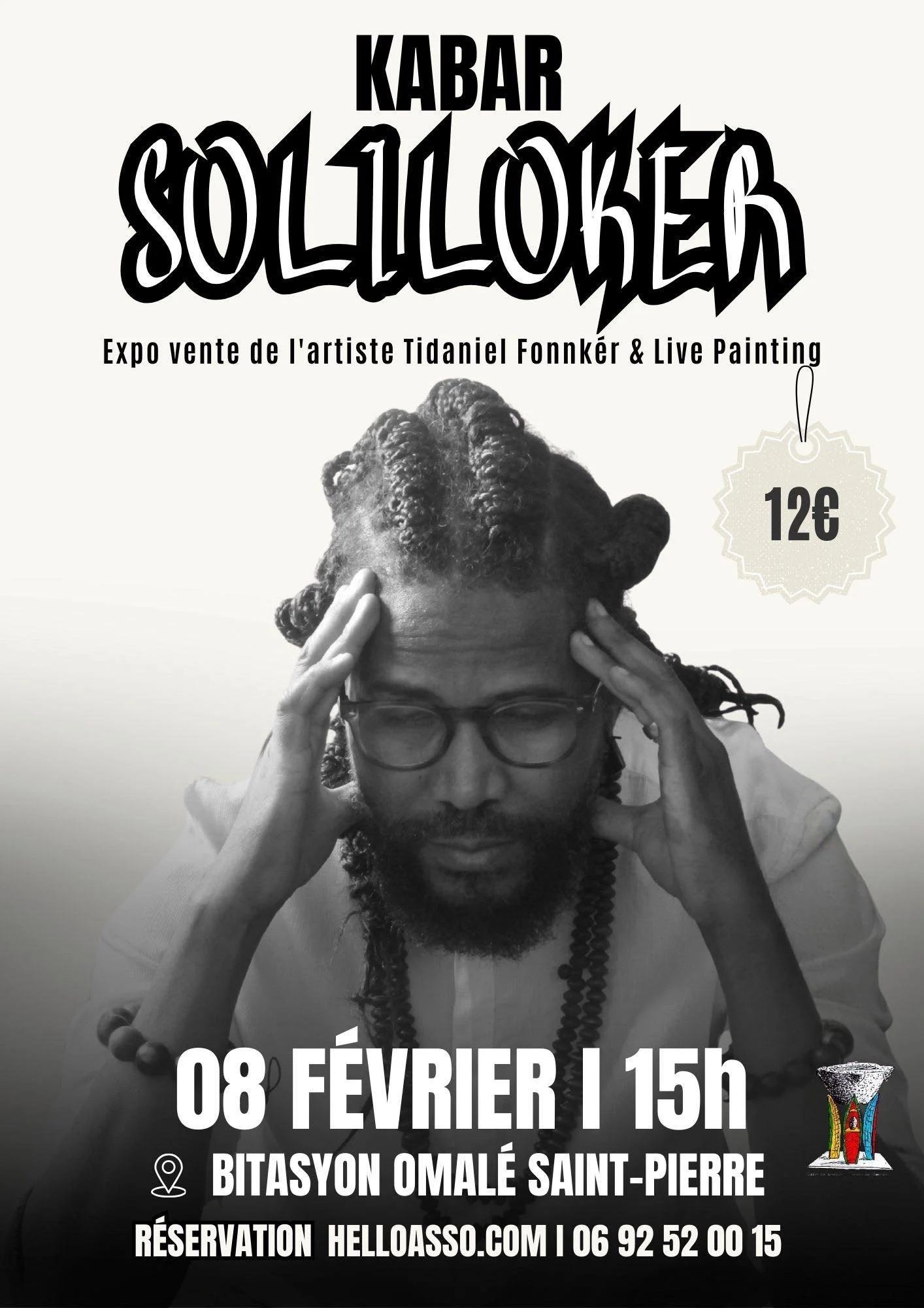 LIVE PAINTING / SOLILOKÈR (12€)