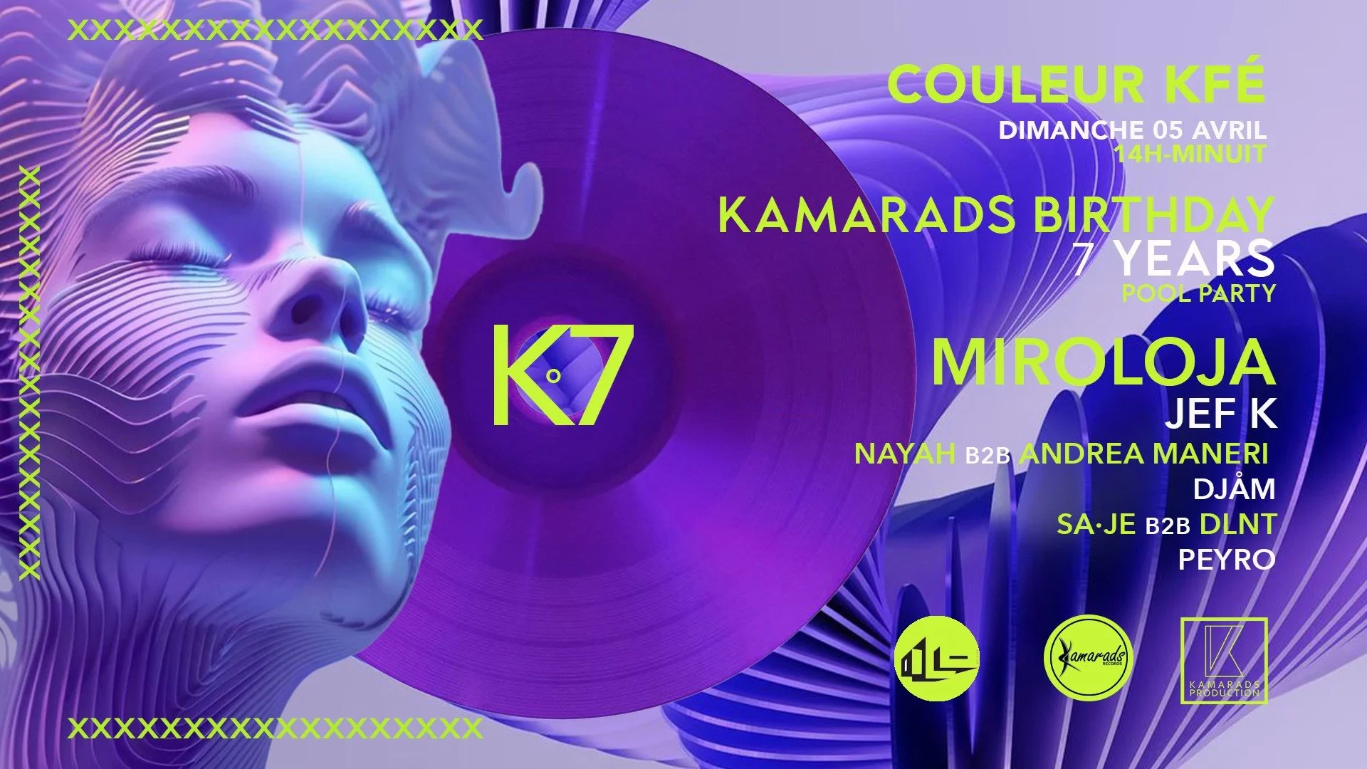 KAMARADS BIRTHDAY POLL PARTY (11-20-23-25€)