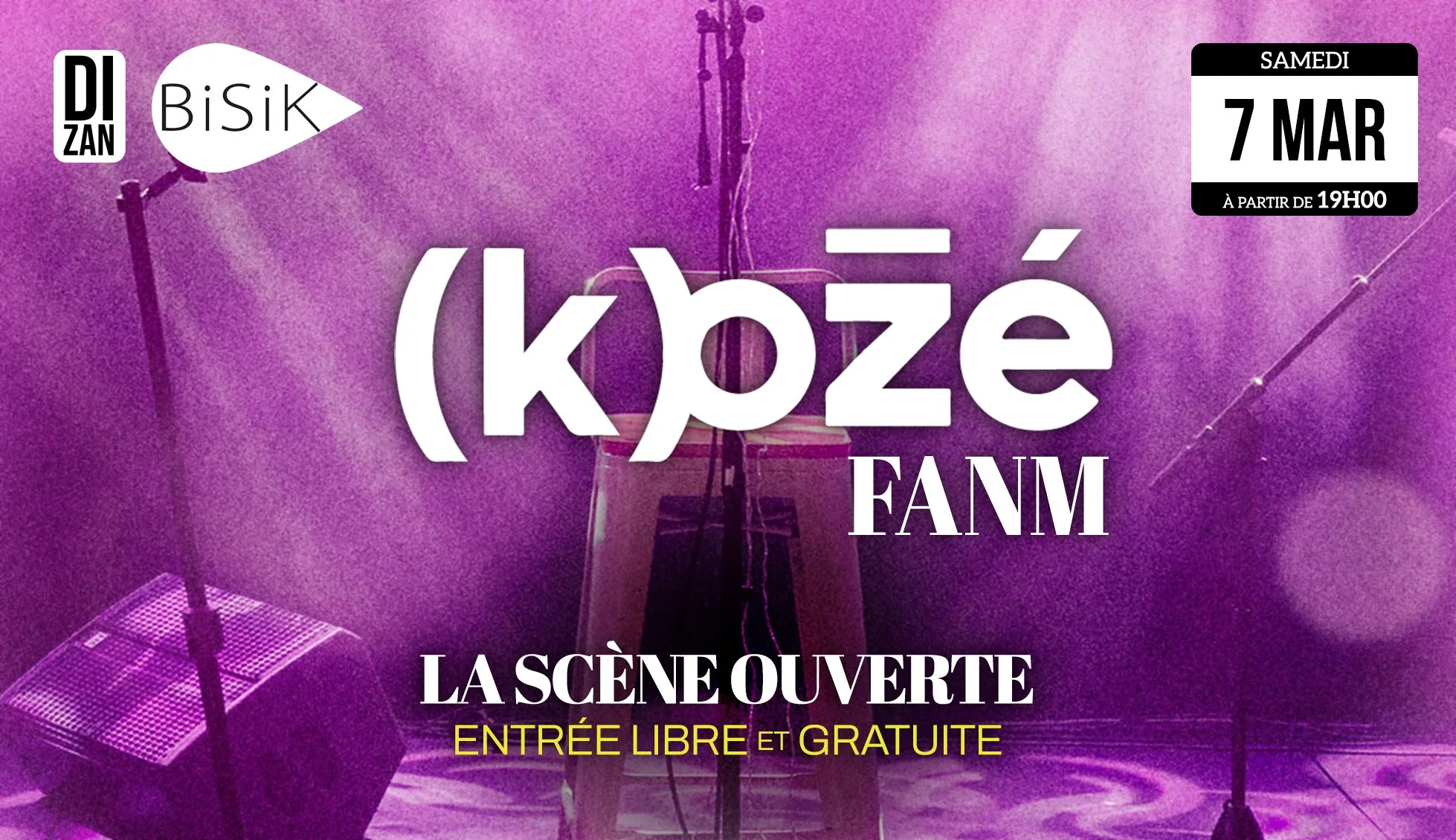 SCÈNE OUVERTE AU FÉMININ PLURIEL / (K)OZÉ FANM (GRATUIT)