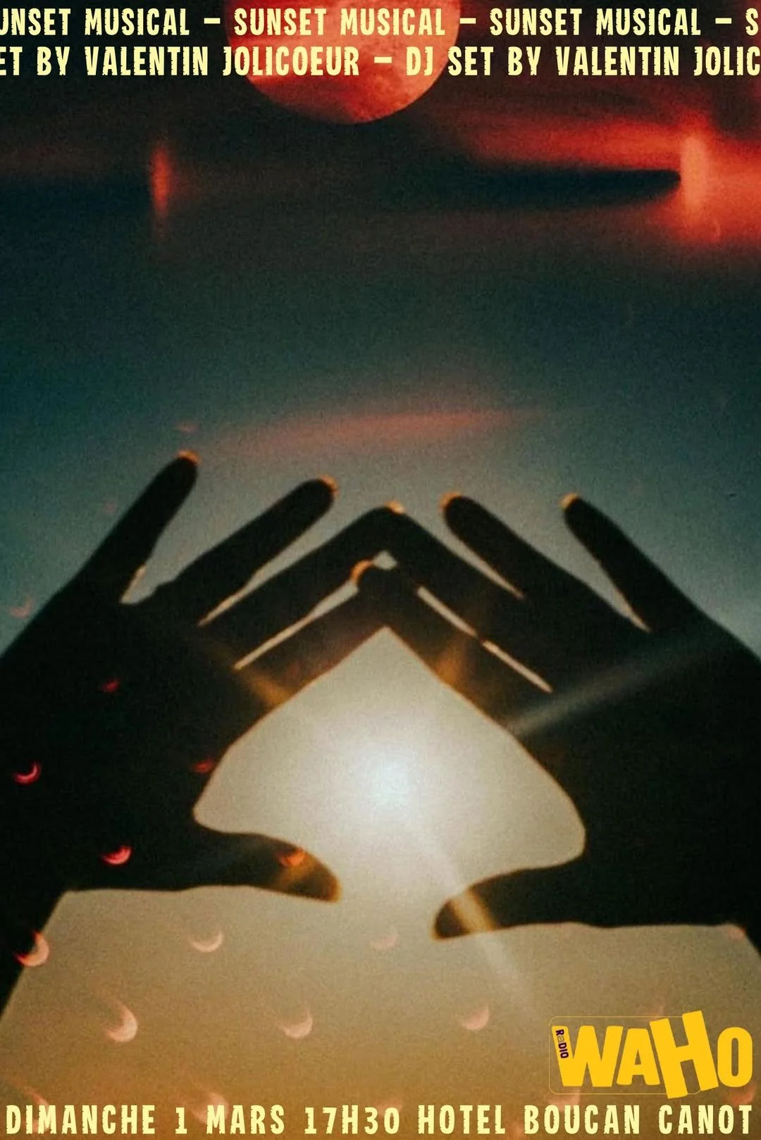 SUNSET MUSICAL / VALENTION JOLICOEUR / RADIO WAHO LIVE (GRATUIT)