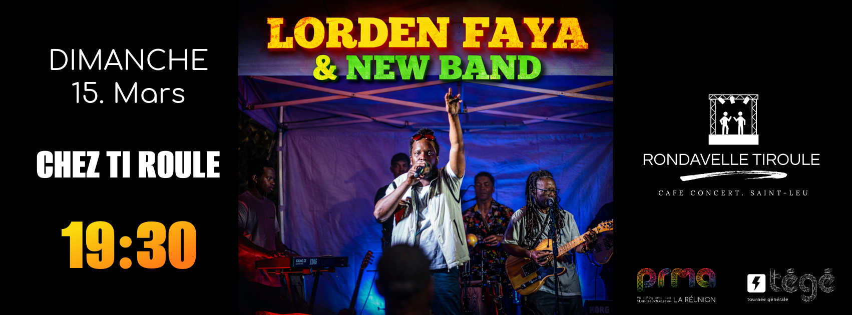 REGGAE SEGGAE RAGGA / LORDEN FAYA & NEW BAND (GRATUIT)