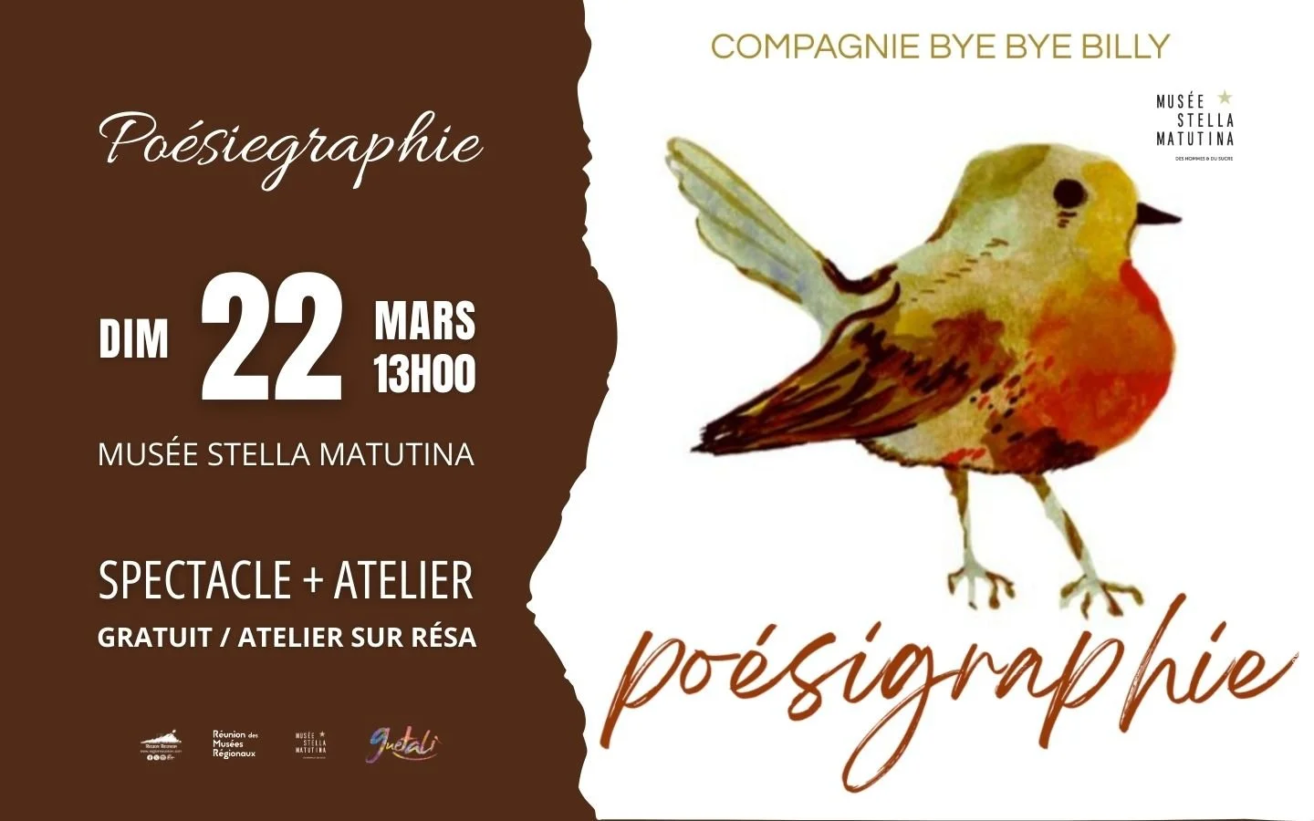 CIE BYE BYE BELLY / POÉSIGRAPHIE (GRATUIT SUR INSCRIPTION)