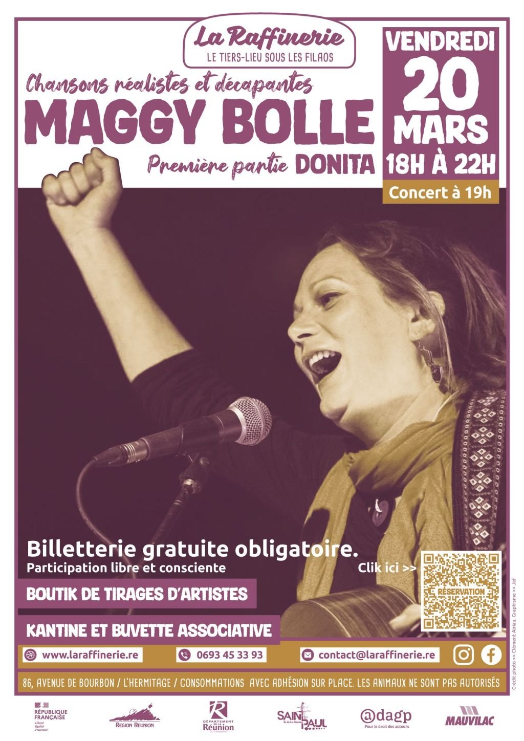 CHANSON FRANÇAISE / DONITA + MAGGY BOLLE (PRIX LIBRE)