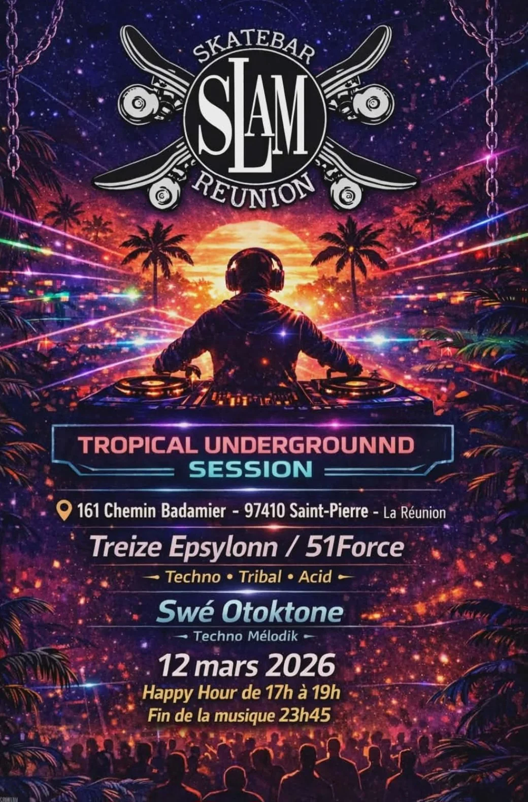 TROPICAL UNDERGROUND / 51FORCE + TREIZE EPSYLONN (GRATUIT)