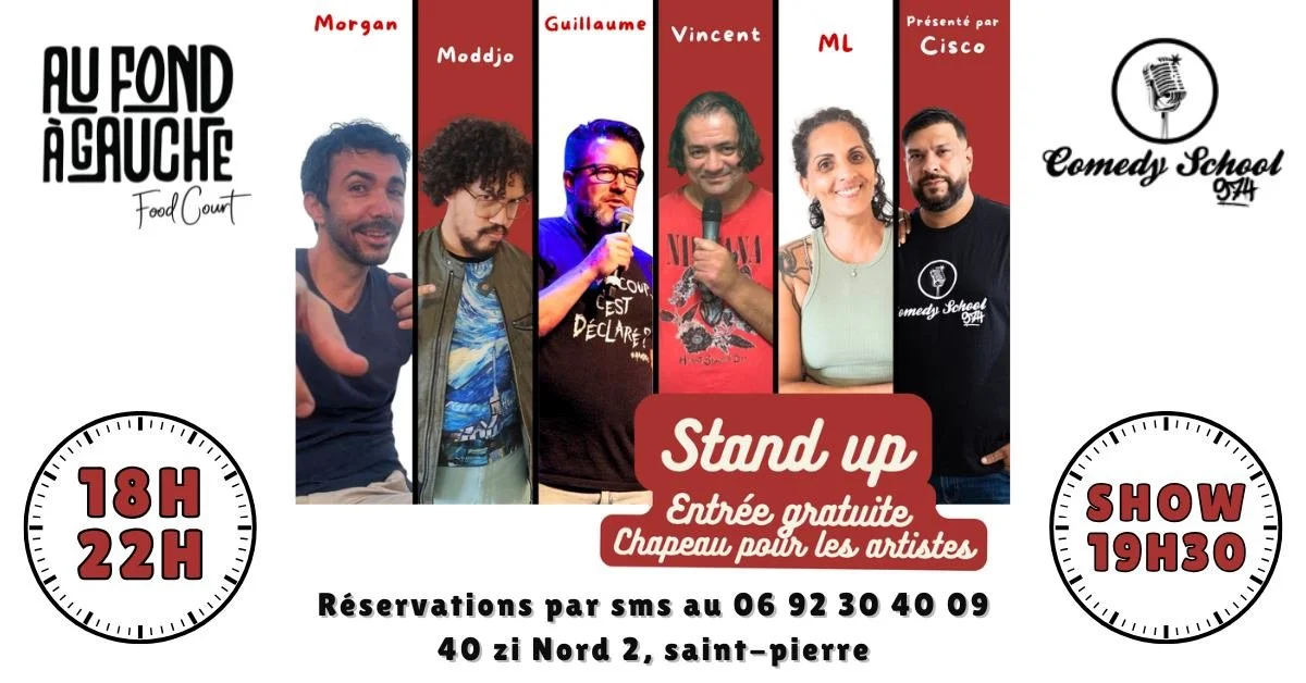SOIRÉE STAND-UP AU FOND À GAUCHE (GRATUIT)