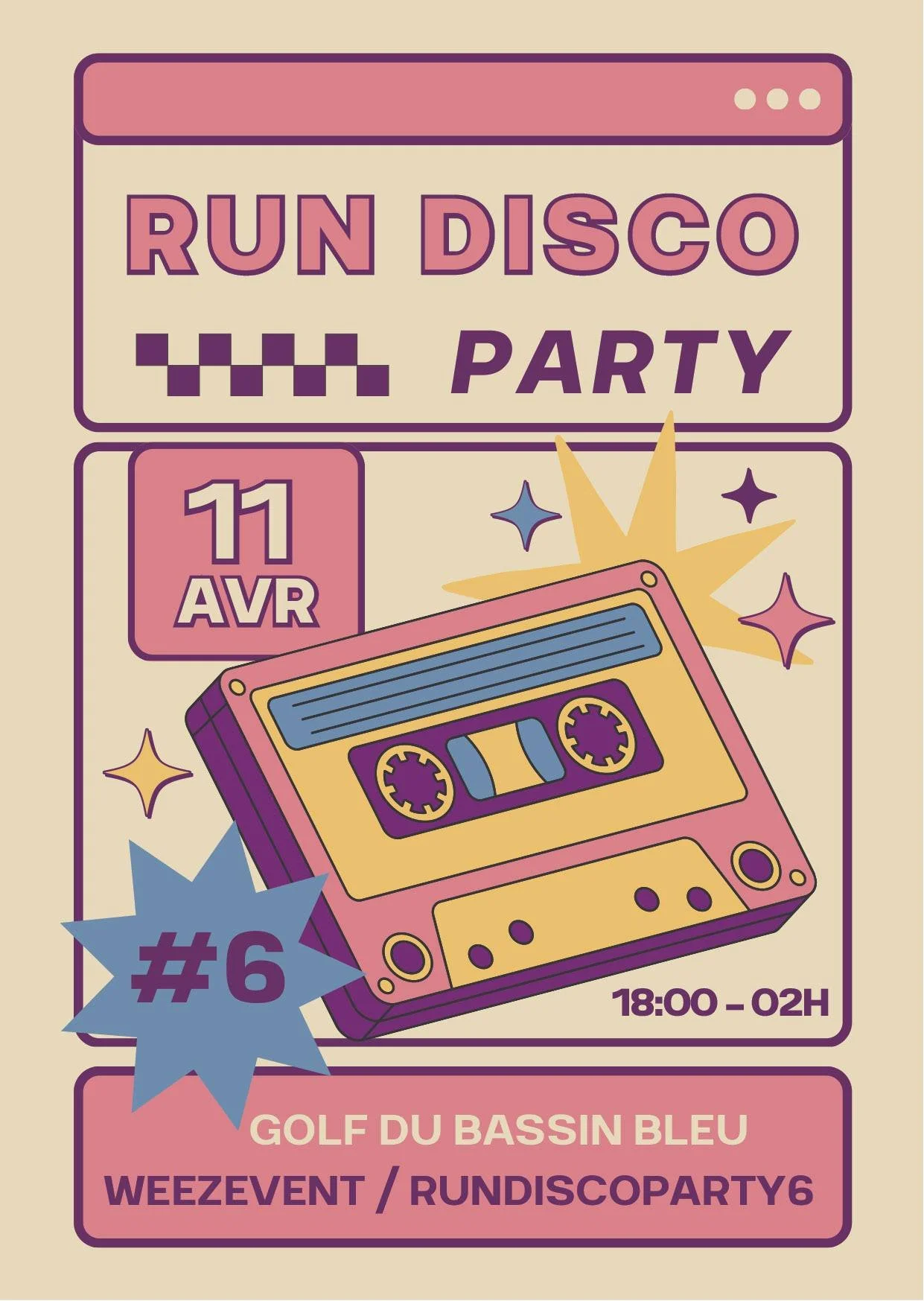 RUN DISCO PARTY #6 (25-35€)