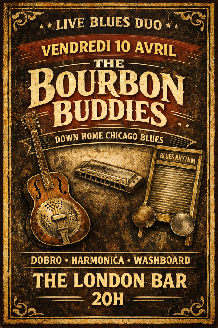 DOWN HOME CHICAGO BLUES / THE BOURBON BUDDIES (GRATUIT)