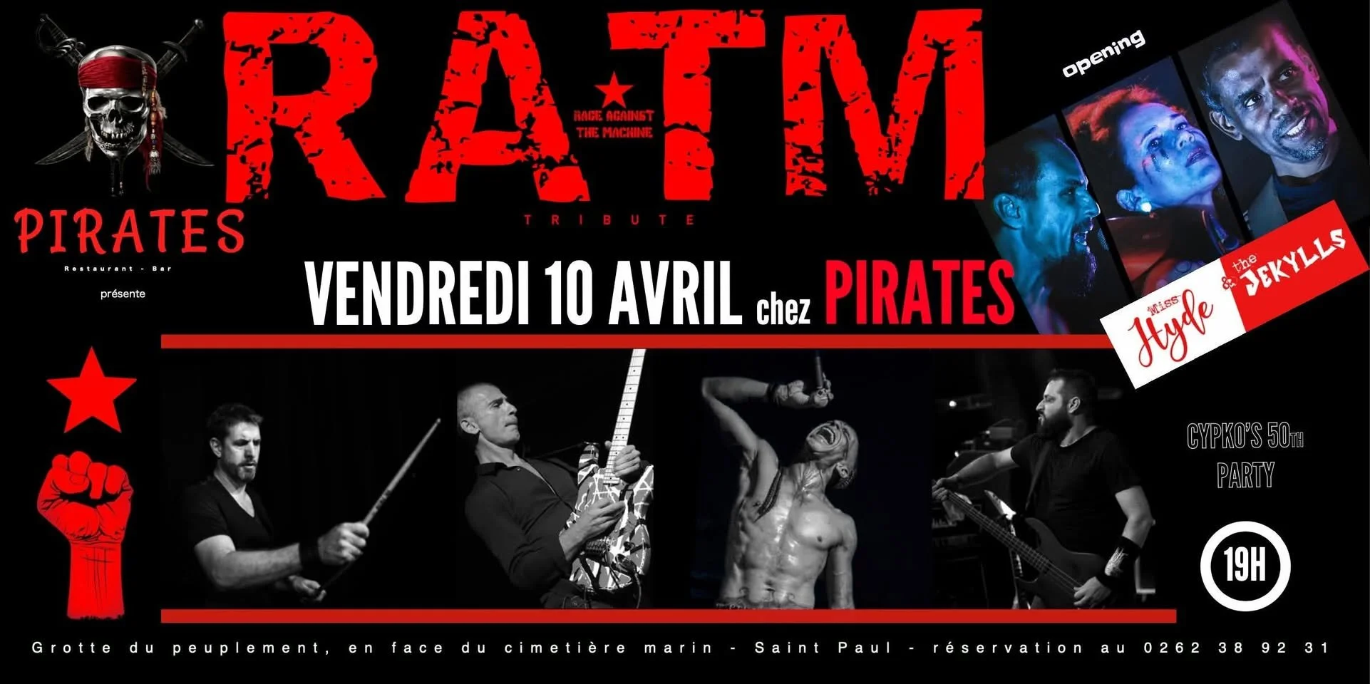ROCK / RATM TRIBUTE + MISS HYDE AND THE JEKYLLS (GRATUIT)