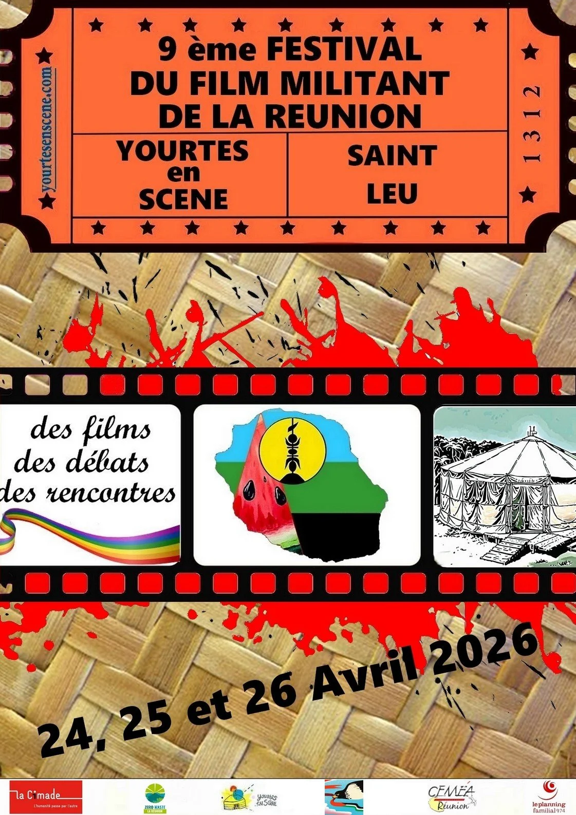 FESTIVAL DU FILM MILITANT DE LA RÉUNION (6€)