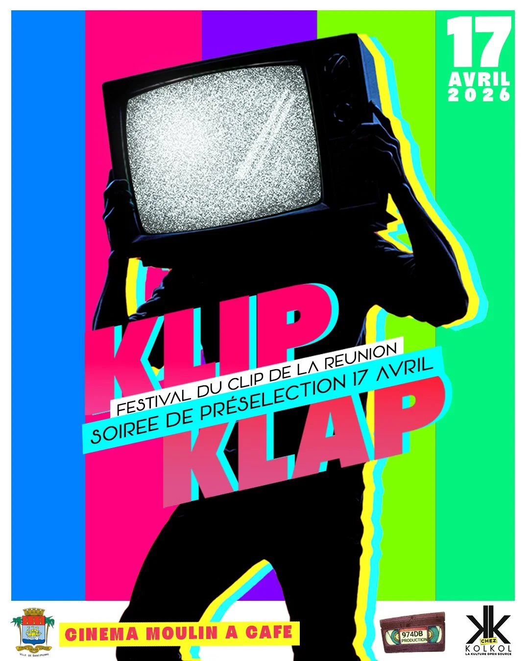 KLIP KLAP - FESTIVAL DU CLIP DE LA RÉUNION / SOIRÉE PUBLIQUE DE PRÉSÉLECTION (GRATUIT)