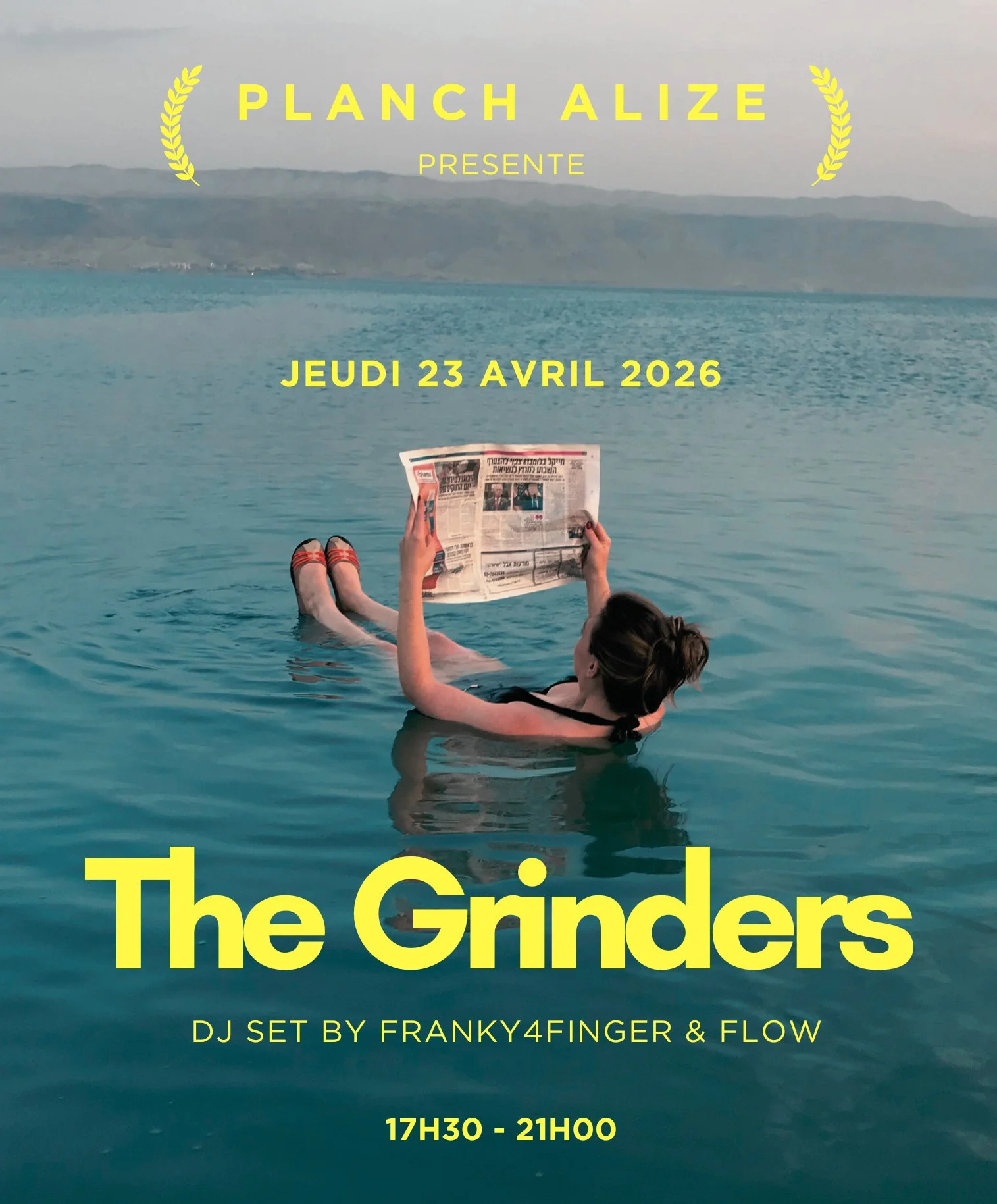 LISTEN & CHILL / THE GRINDERS (GRATUIT) The Grinders en DJset sur la plage de Planch Alizé