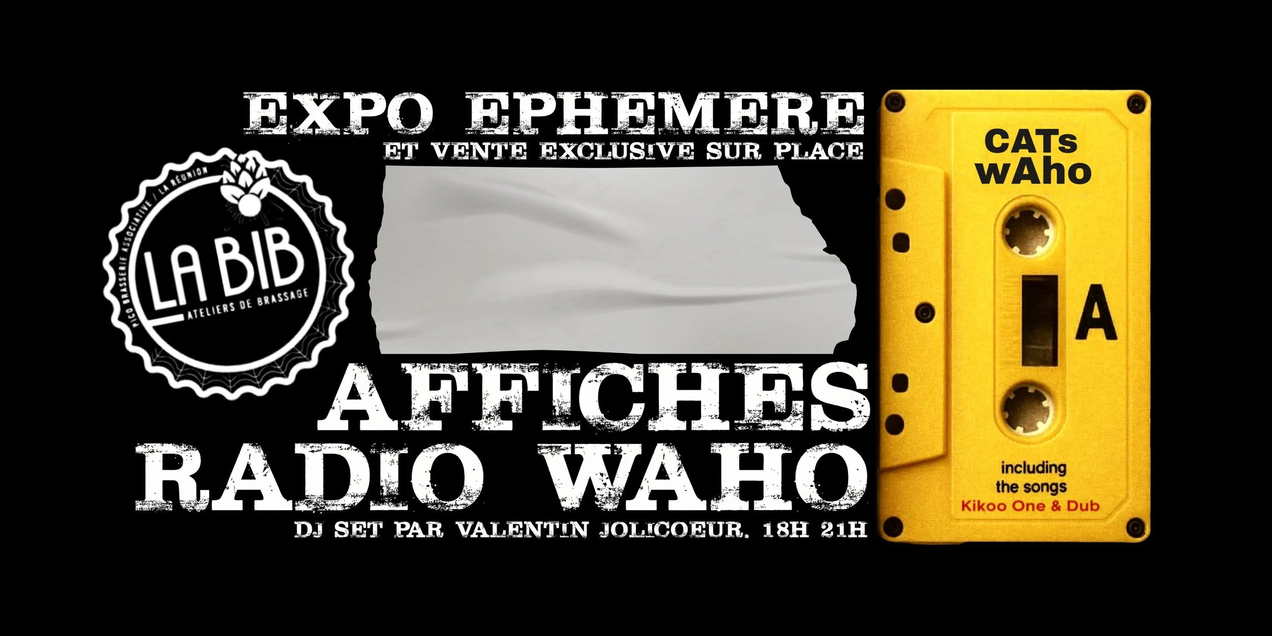 EXPO ÉPHÉMÈRE / AFFICHES RADIO WAHO (GRATUIT)