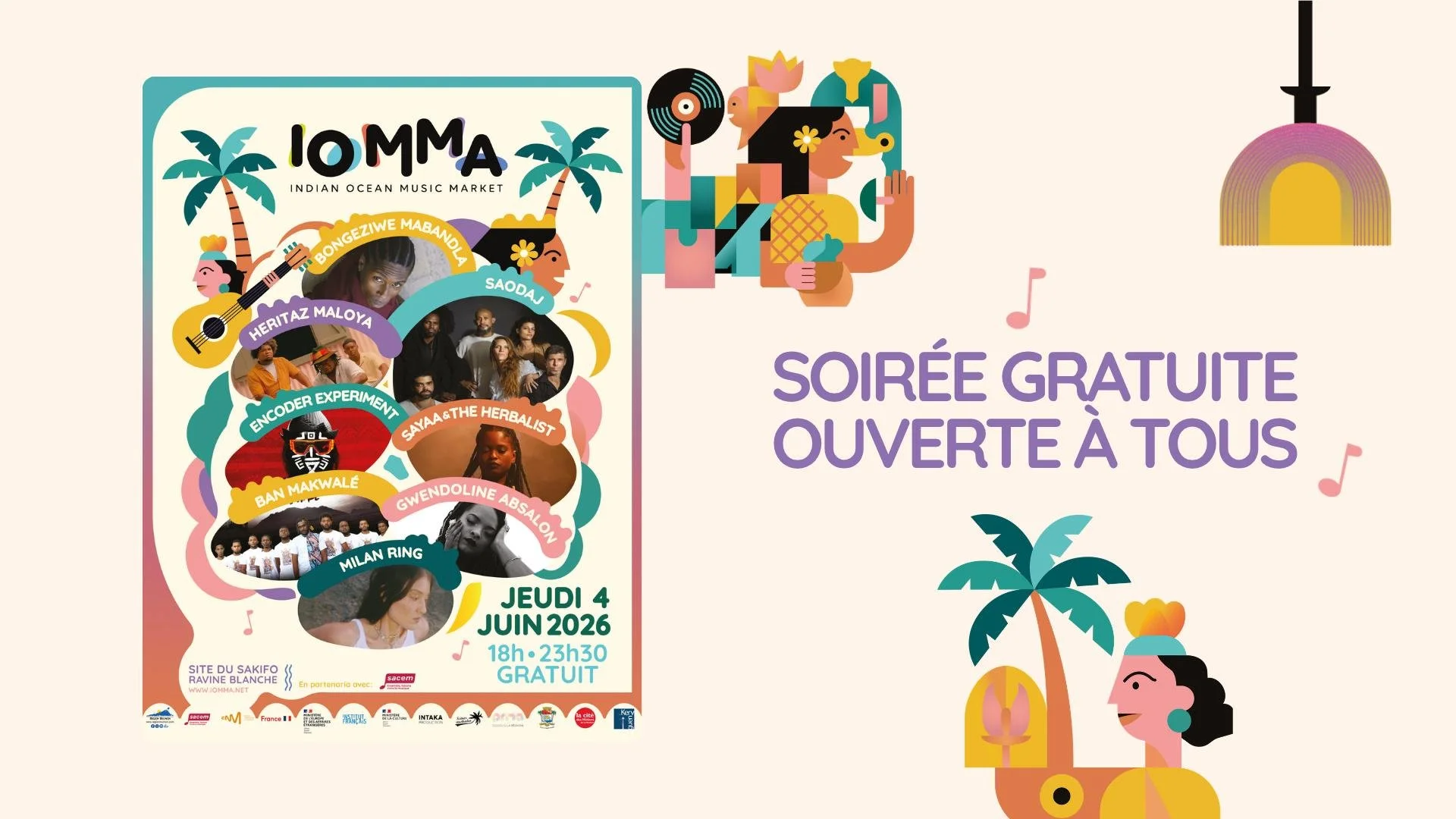 IOMMA 2026 / CONCERTS GRATUITS SUR LE SITE DE LA RAVINE BLANCHE
